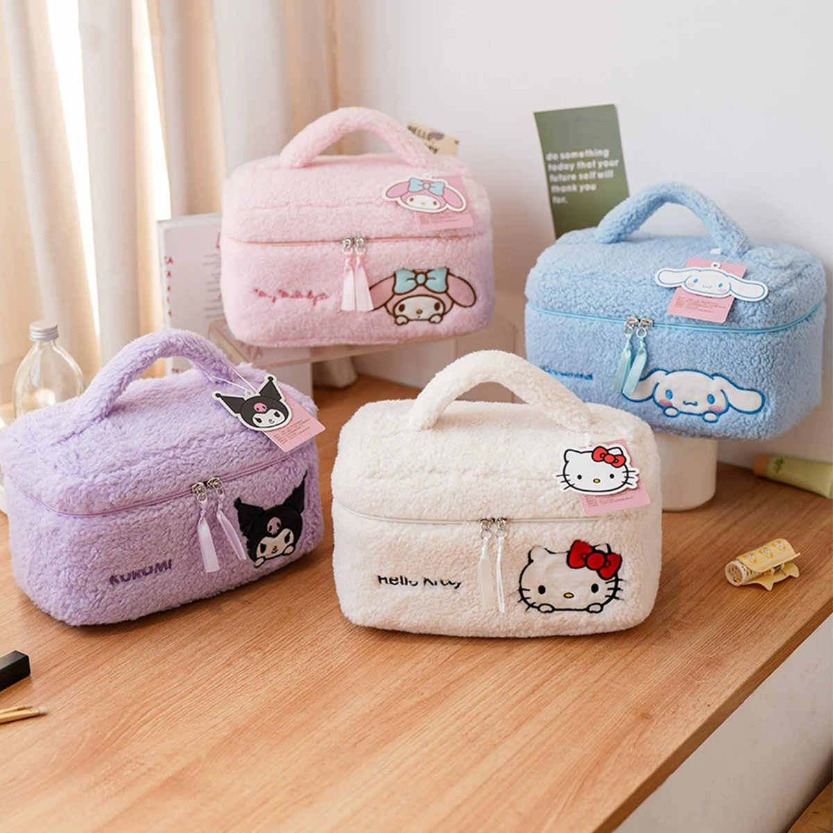 (Brand Authorized)Sanrio Round Canvas Crossbody Bag