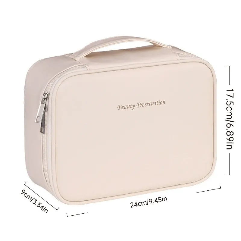Portable waterproof makeup bag