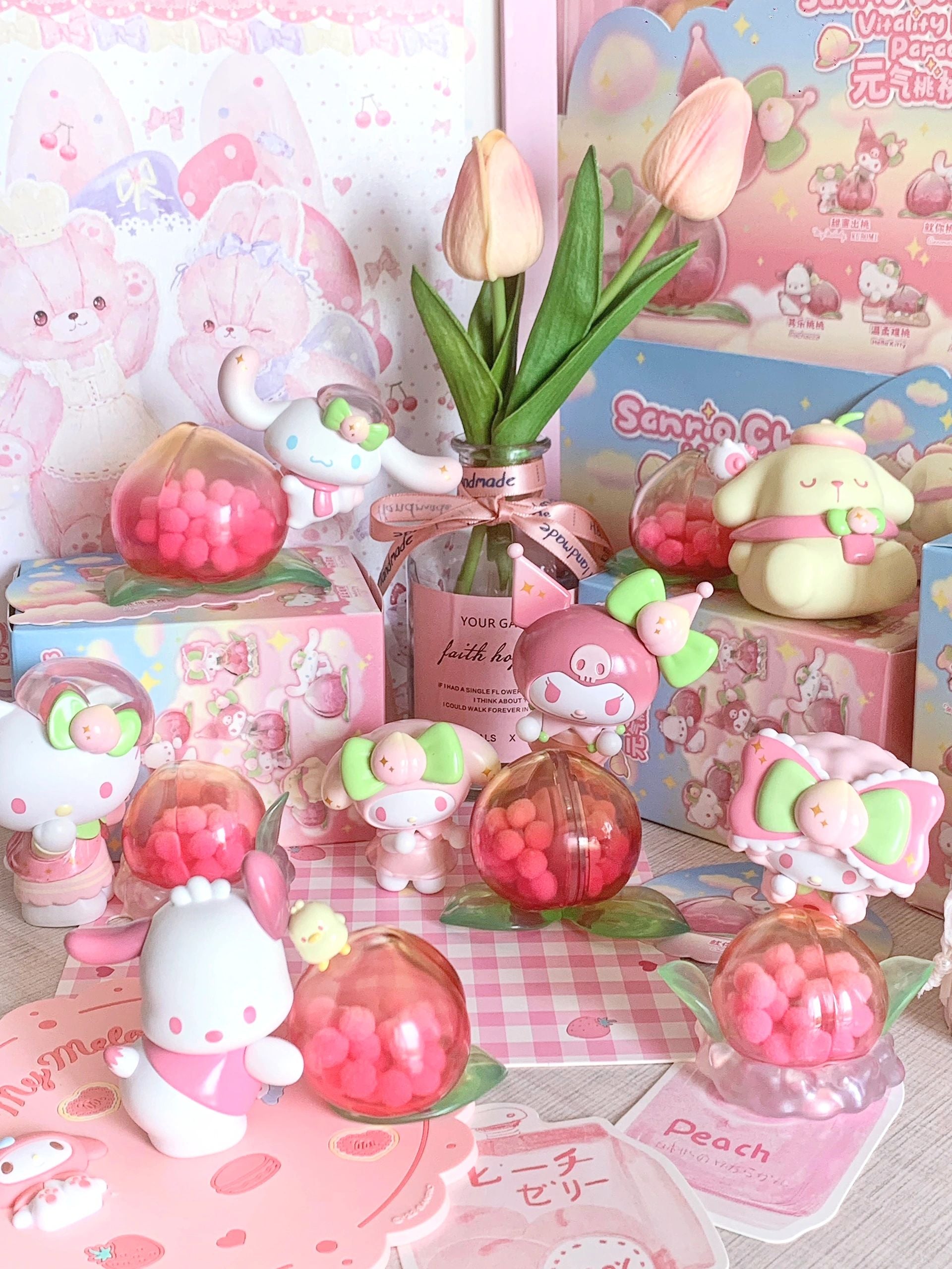 Sanrio Toptoy Vitality Peach Paradise Blind Box Figures