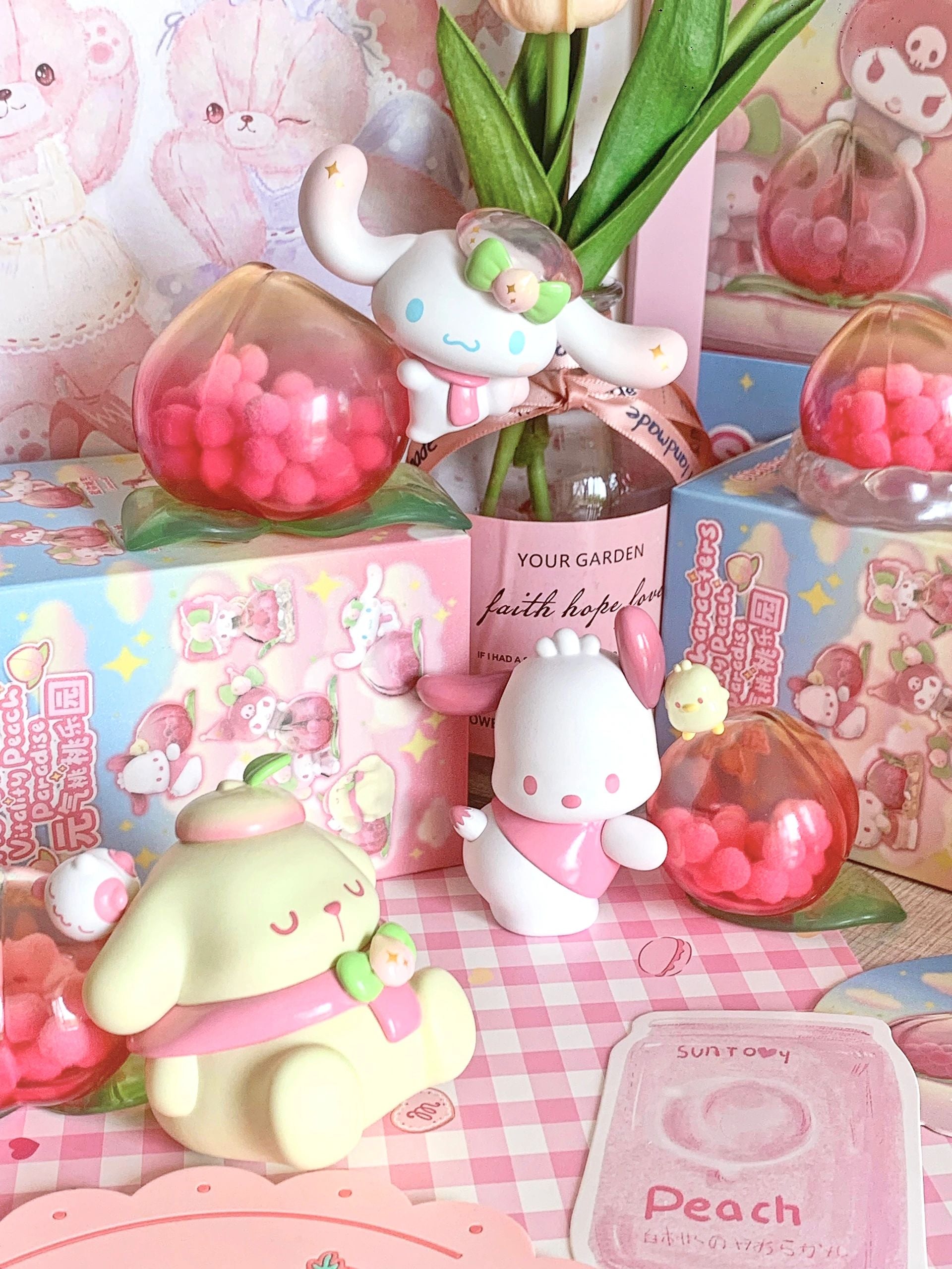 Sanrio Toptoy Vitality Peach Paradise Blind Box Figures