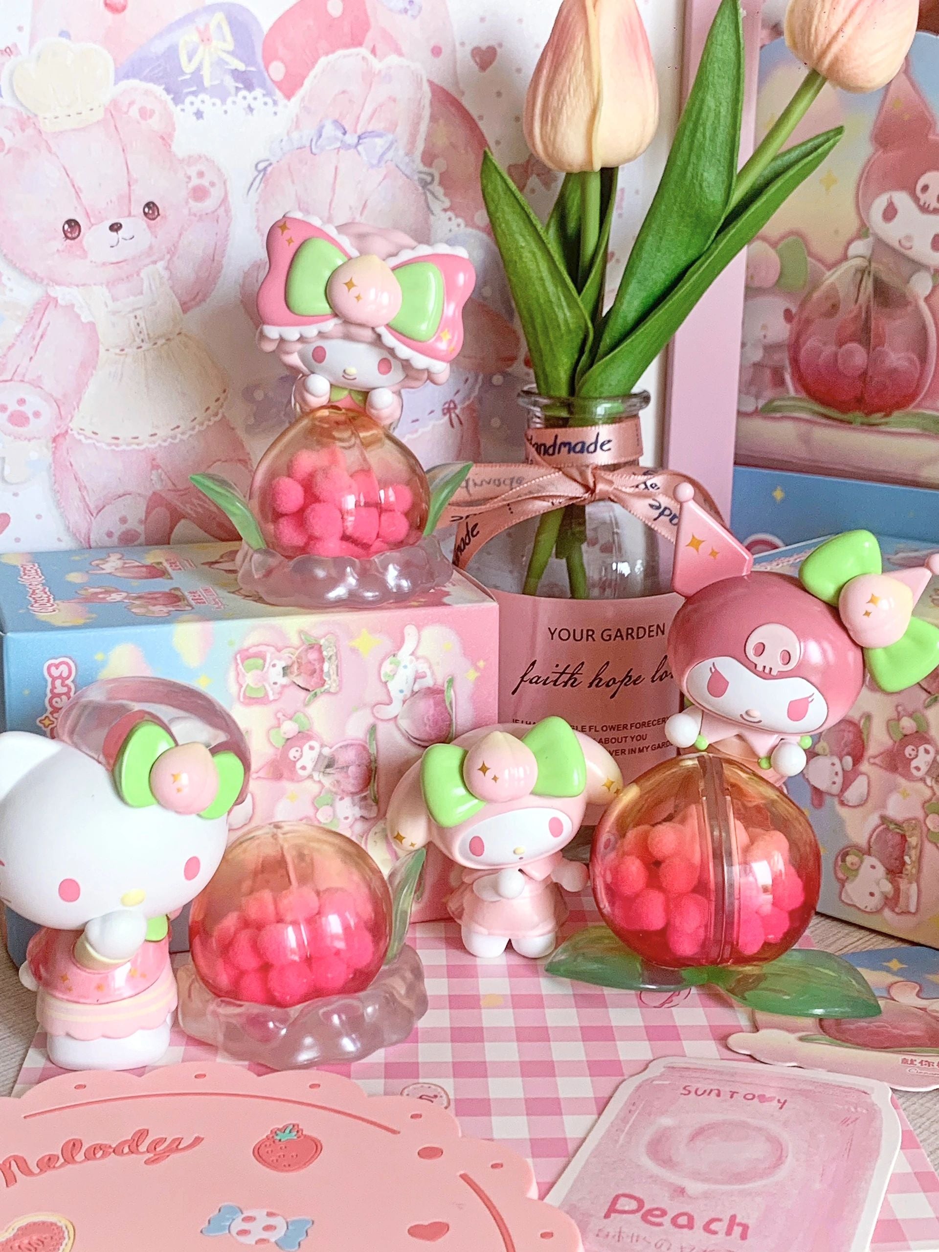 Sanrio Toptoy Vitality Peach Paradise Blind Box Figures