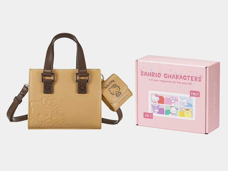 Sanrio Crossbody Messenger Bag Classic Cambridge Bag Work Cross-body Bag Satchel Purse Handbag（gift box packaging）