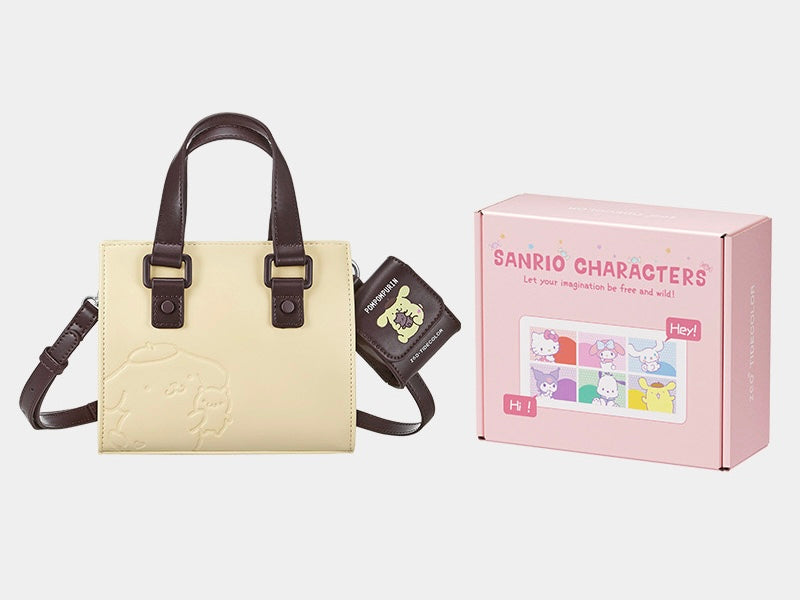 Sanrio Crossbody Messenger Bag Classic Cambridge Bag Work Cross-body Bag Satchel Purse Handbag（gift box packaging）