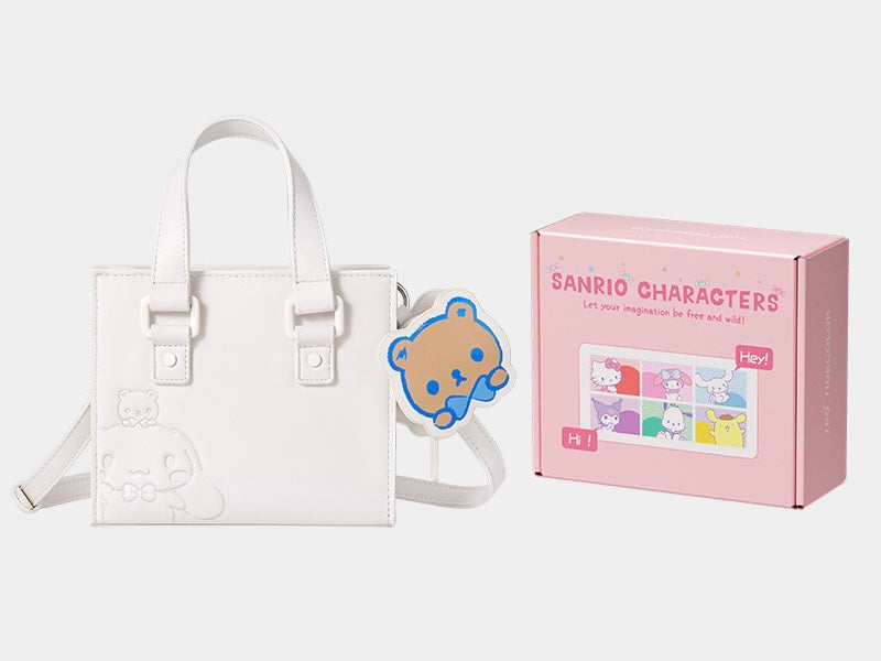 Sanrio Crossbody Messenger Bag Classic Cambridge Bag Work Cross-body Bag Satchel Purse Handbag（gift box packaging）