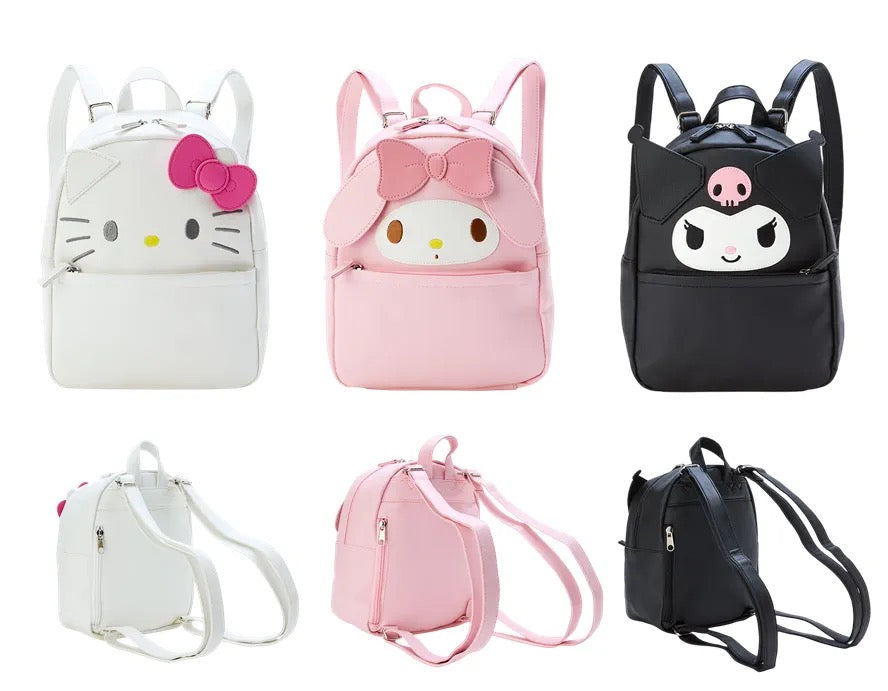 Sanrio Cute PU Backpack Shoulder Bag Backpack Handbag for Girls