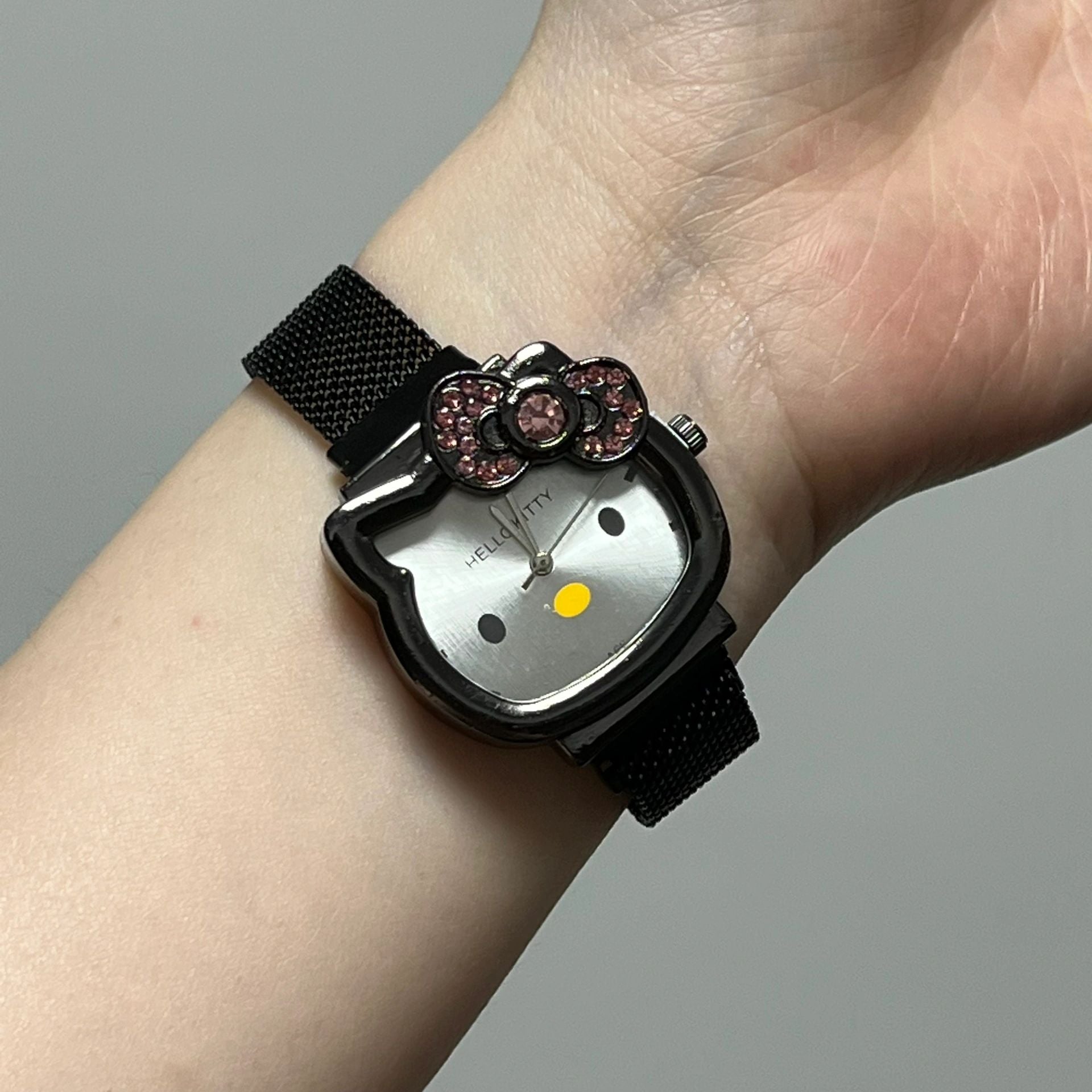 KT Crystal Watch Adjustable Metal Strap