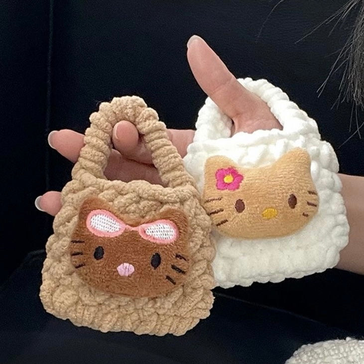 KT airpods headphones knitting bag