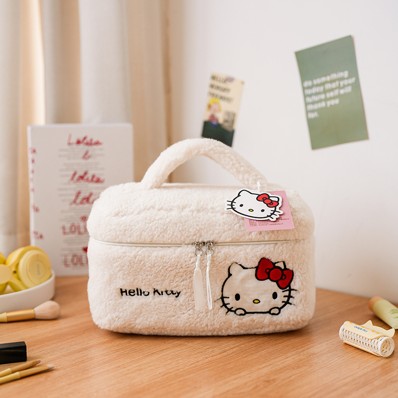 (Brand Authorized)Sanrio Plush Rectangular Cosmetic Bag