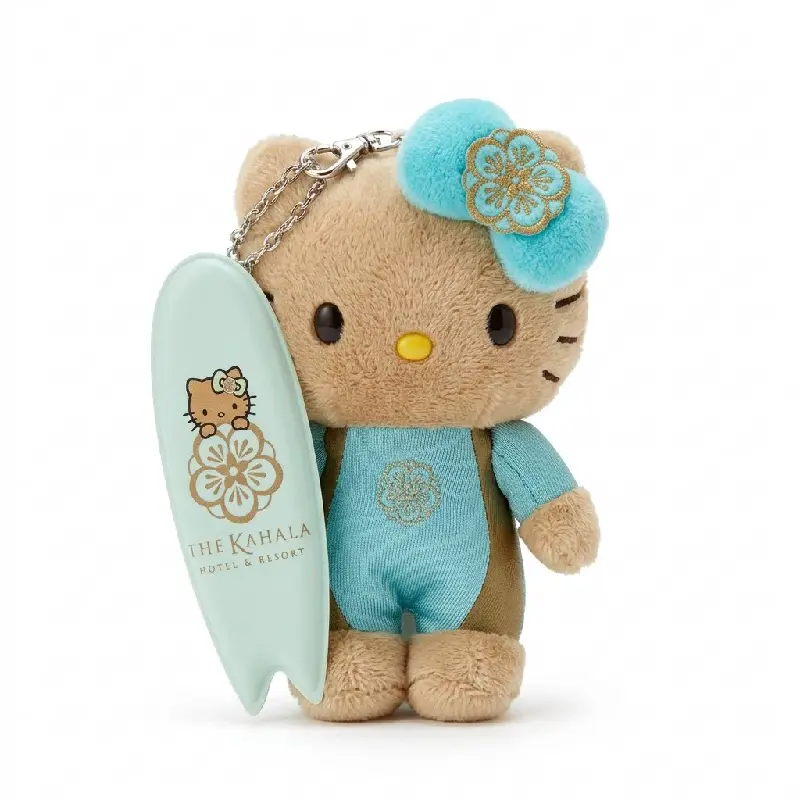Hello Kitty Surfboard Plush Keychain (Hawaii Series)