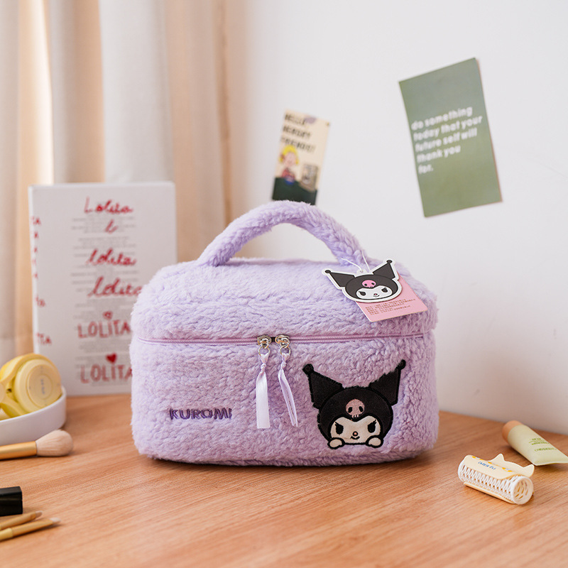 (Brand Authorized)Sanrio Plush Rectangular Cosmetic Bag
