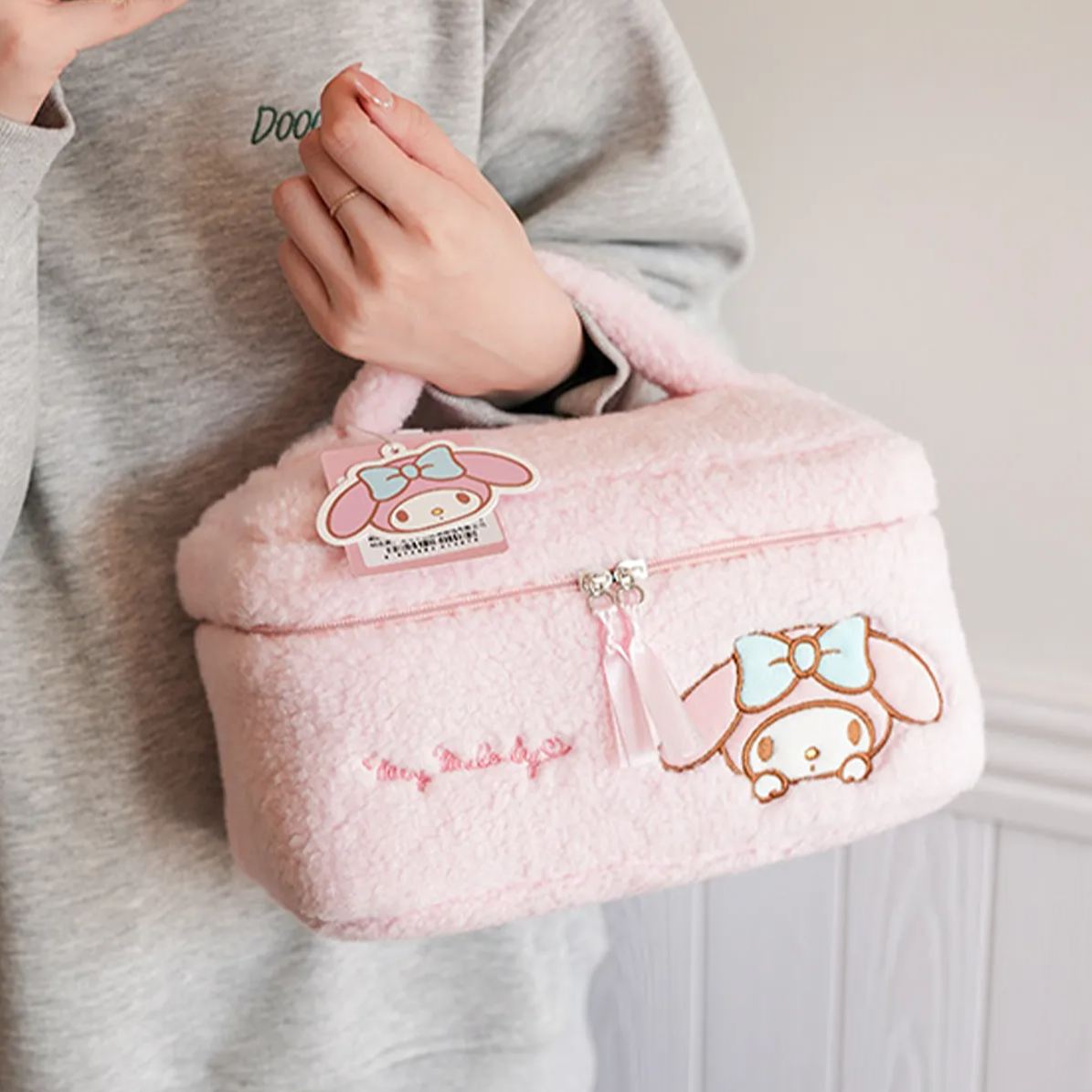 Zaloraros x Hello Kitty and Friends Plush Makeup Bag(Lovers' Day Series)