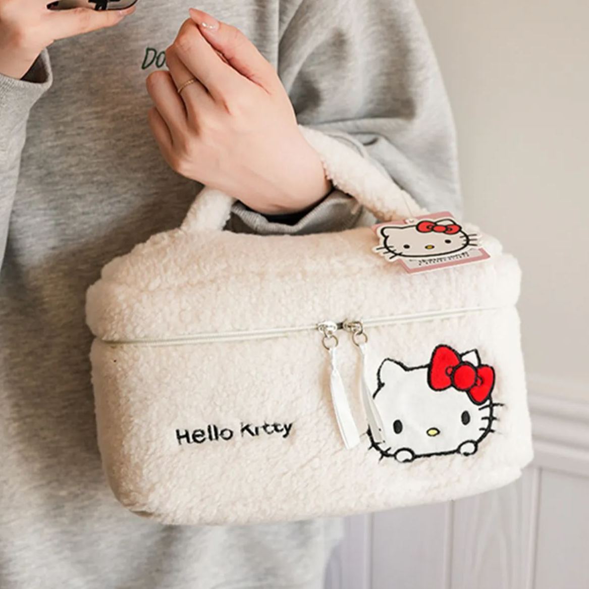 Zaloraros x Hello Kitty and Friends Plush Makeup Bag(Lovers' Day Series)