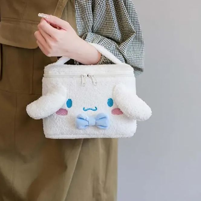 Hello Kitty Portable Plush Makeup Bag