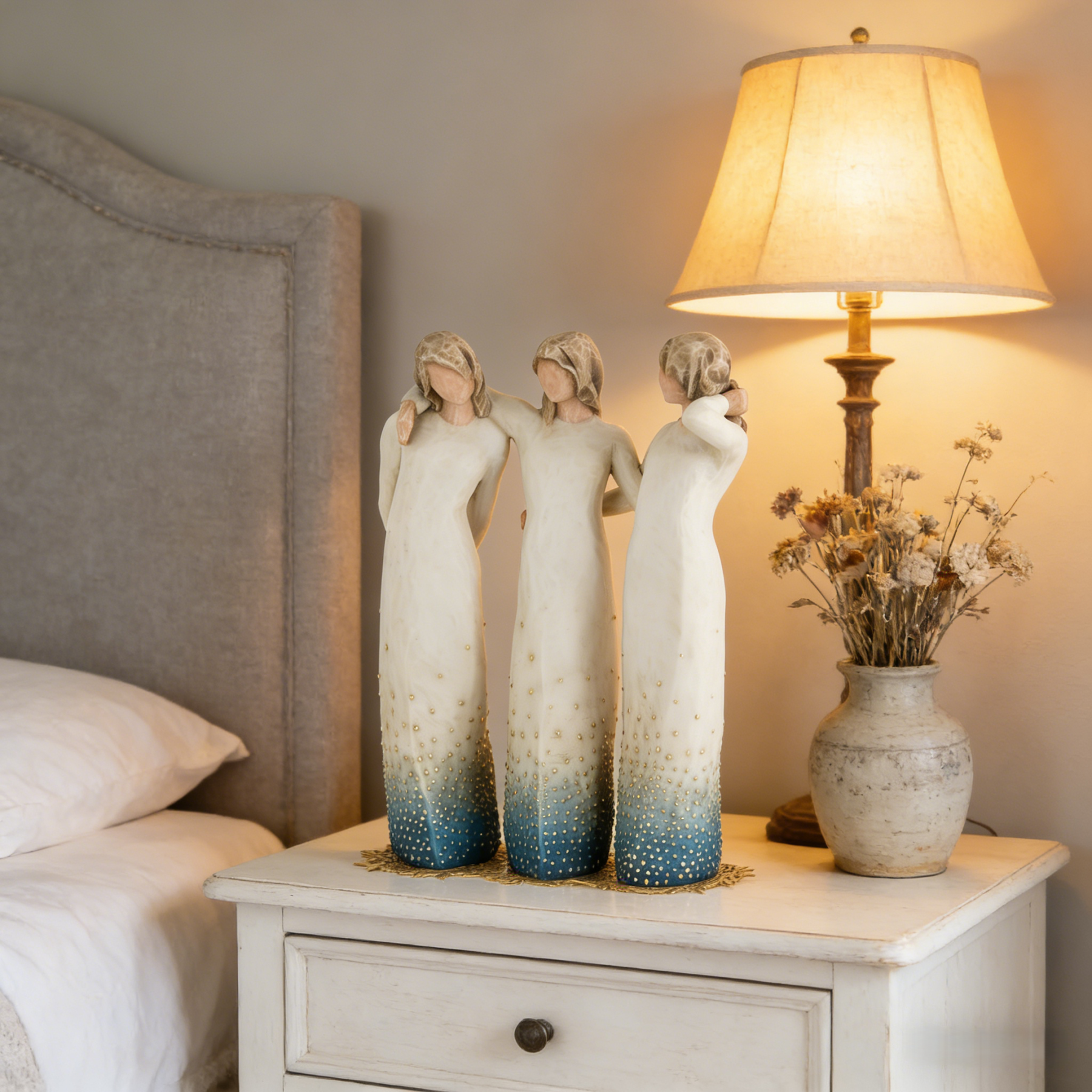 Sister Figurines Celebrates Supportive Friendships—Sculpted Hand-Painted Figure