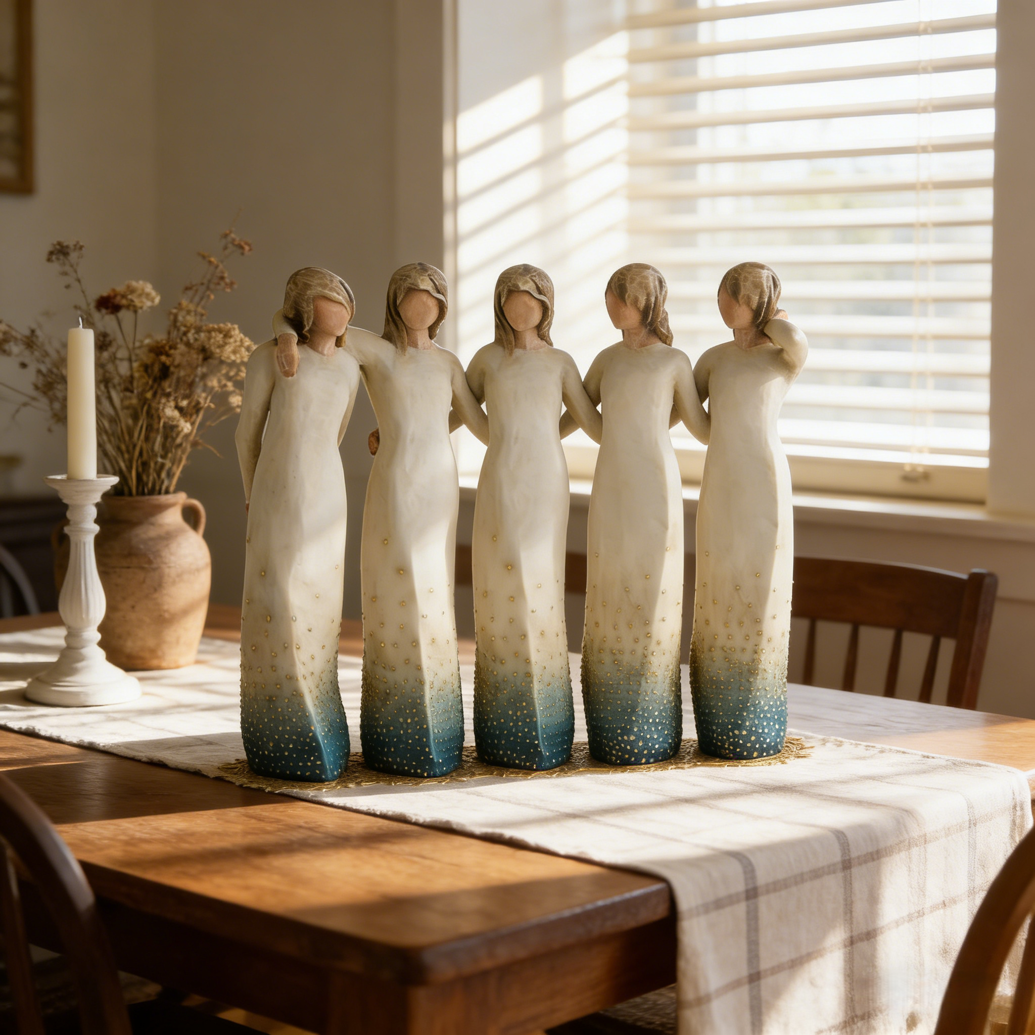 Sister Figurines Celebrates Supportive Friendships—Sculpted Hand-Painted Figure
