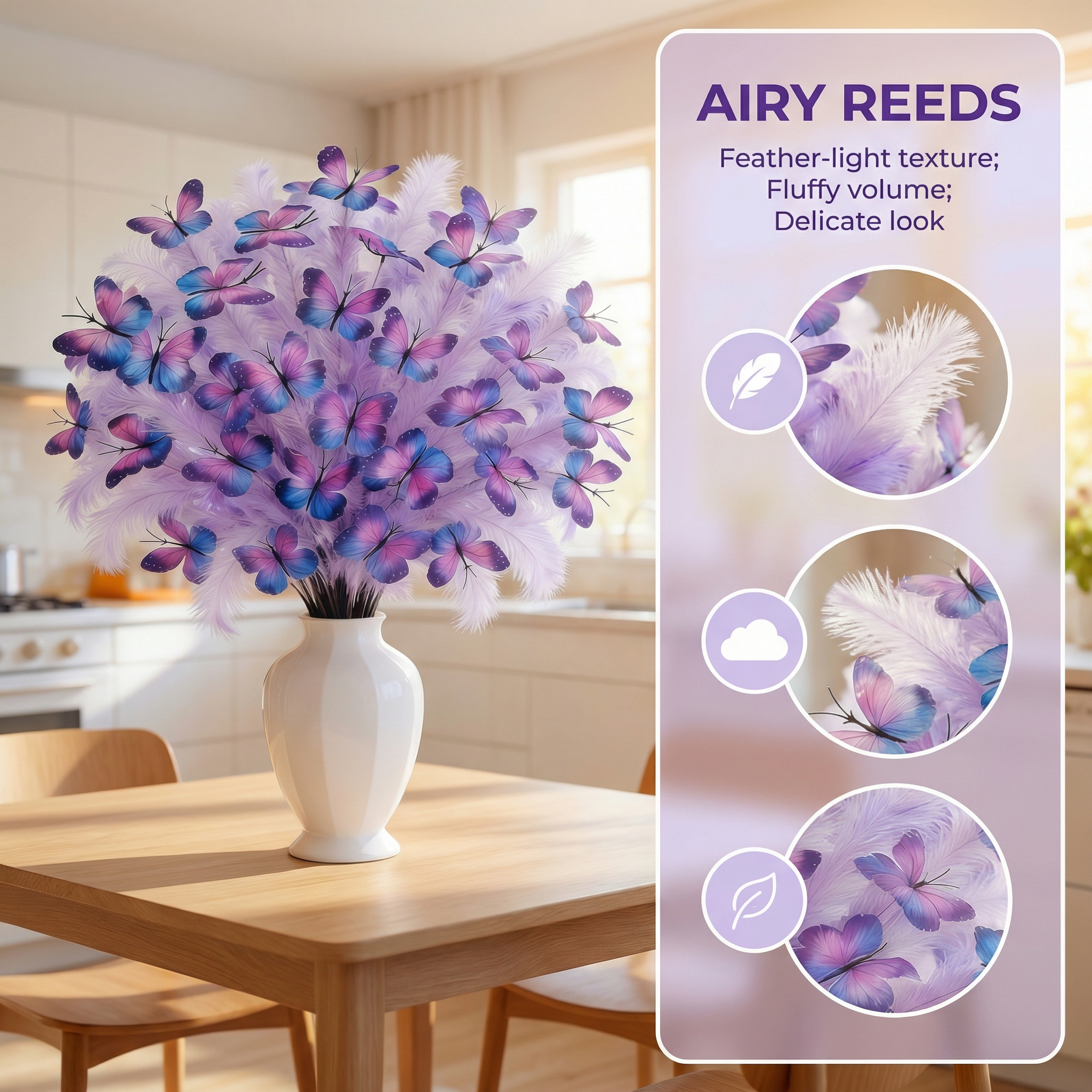 Butterfly Reed Artificial Flowers