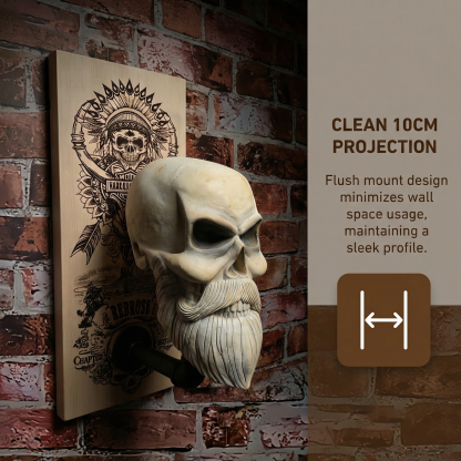 Skull Wall Sculpture Helmet Pendant Mask