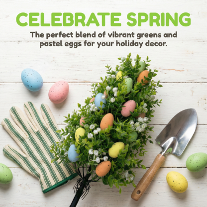 Multi-Colored Easter Egg Garden Stake