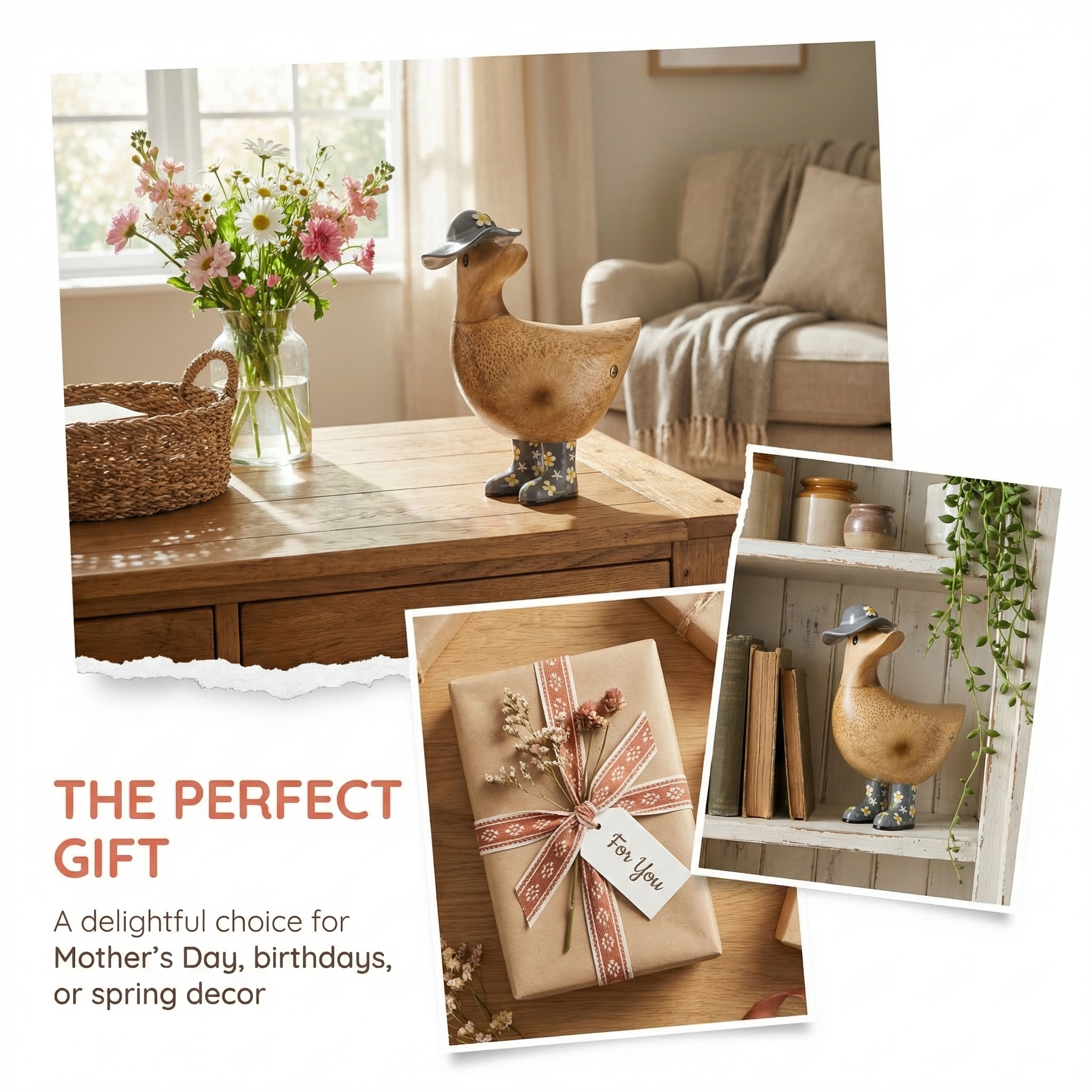 Floral Hat & Boots Ducky's