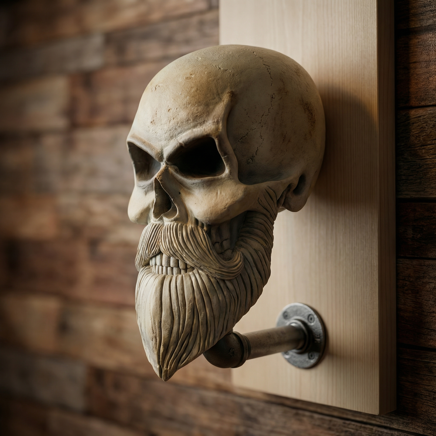 Skull Wall Sculpture Helmet Pendant Mask