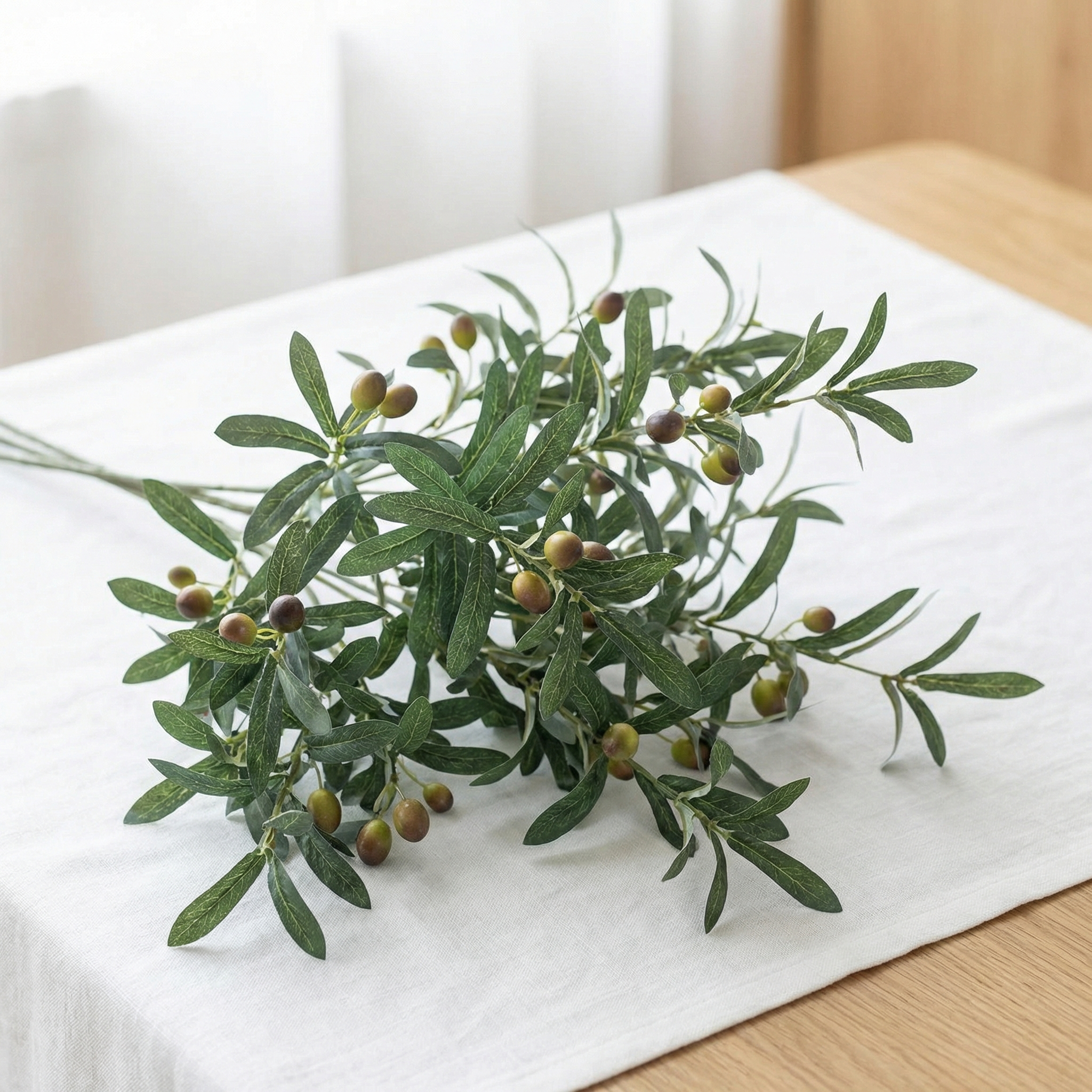 Large Tall Fake Olive Tree Branches