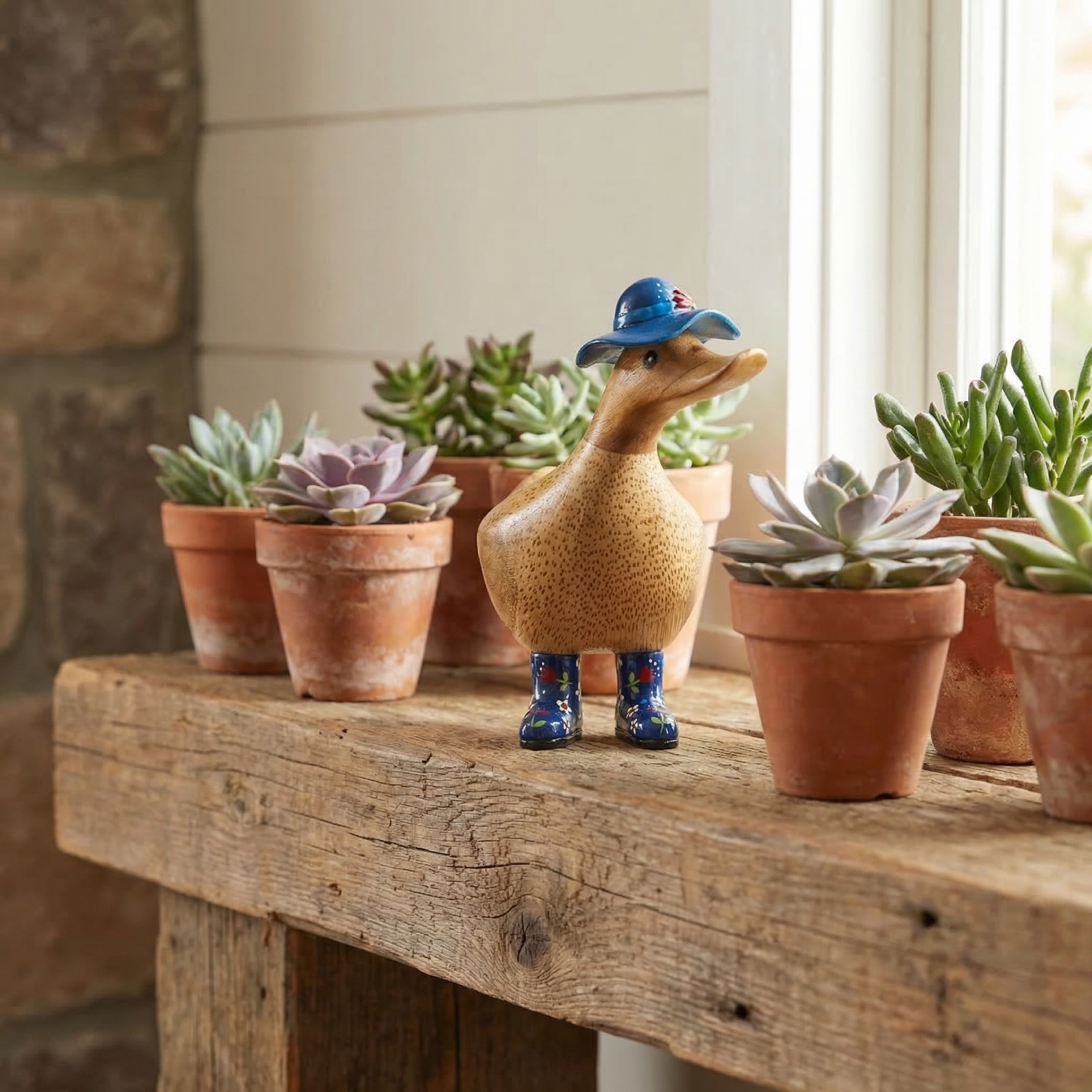 Floral Hat & Boots Ducky's