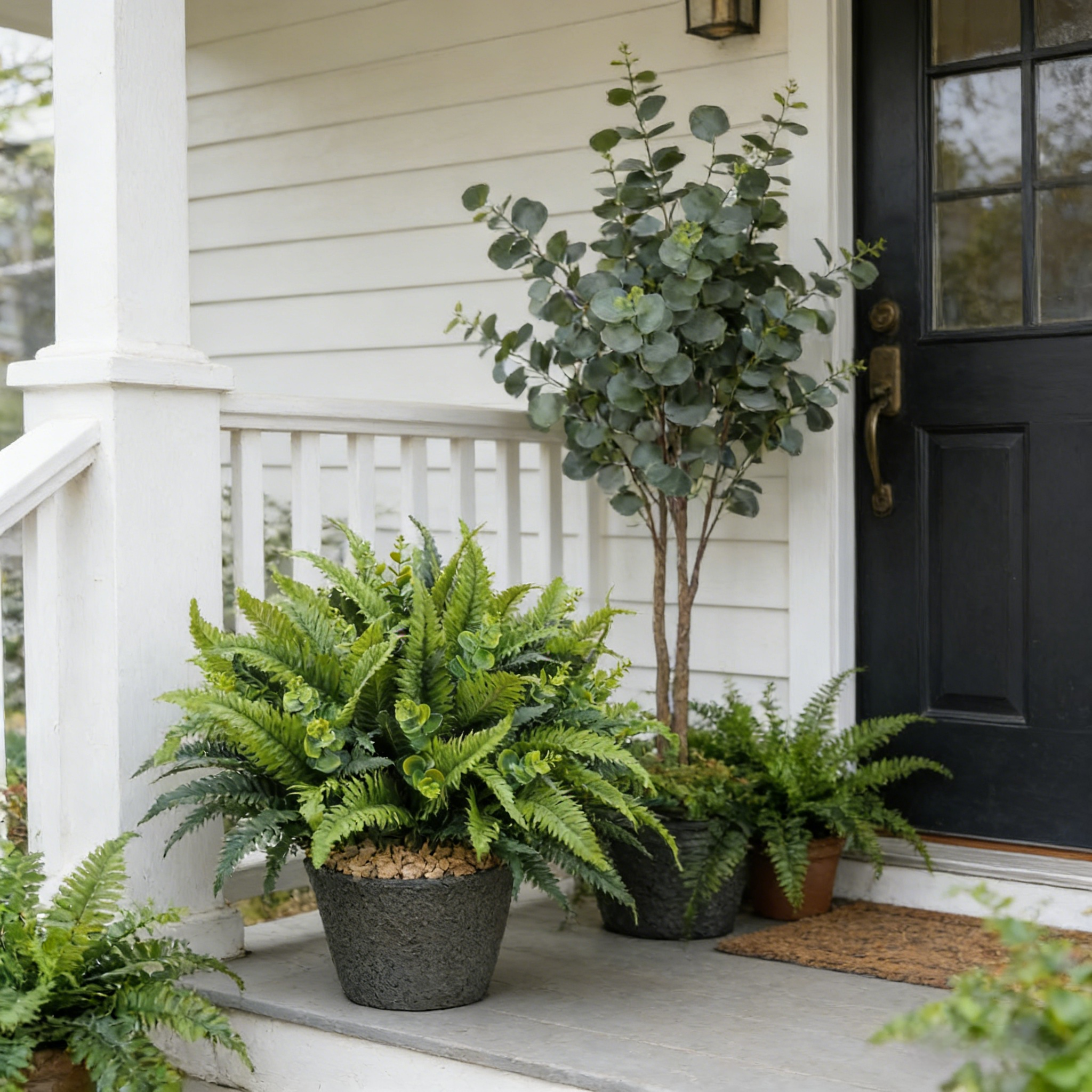 Fern and Eucalyptus Urn Planter Filler