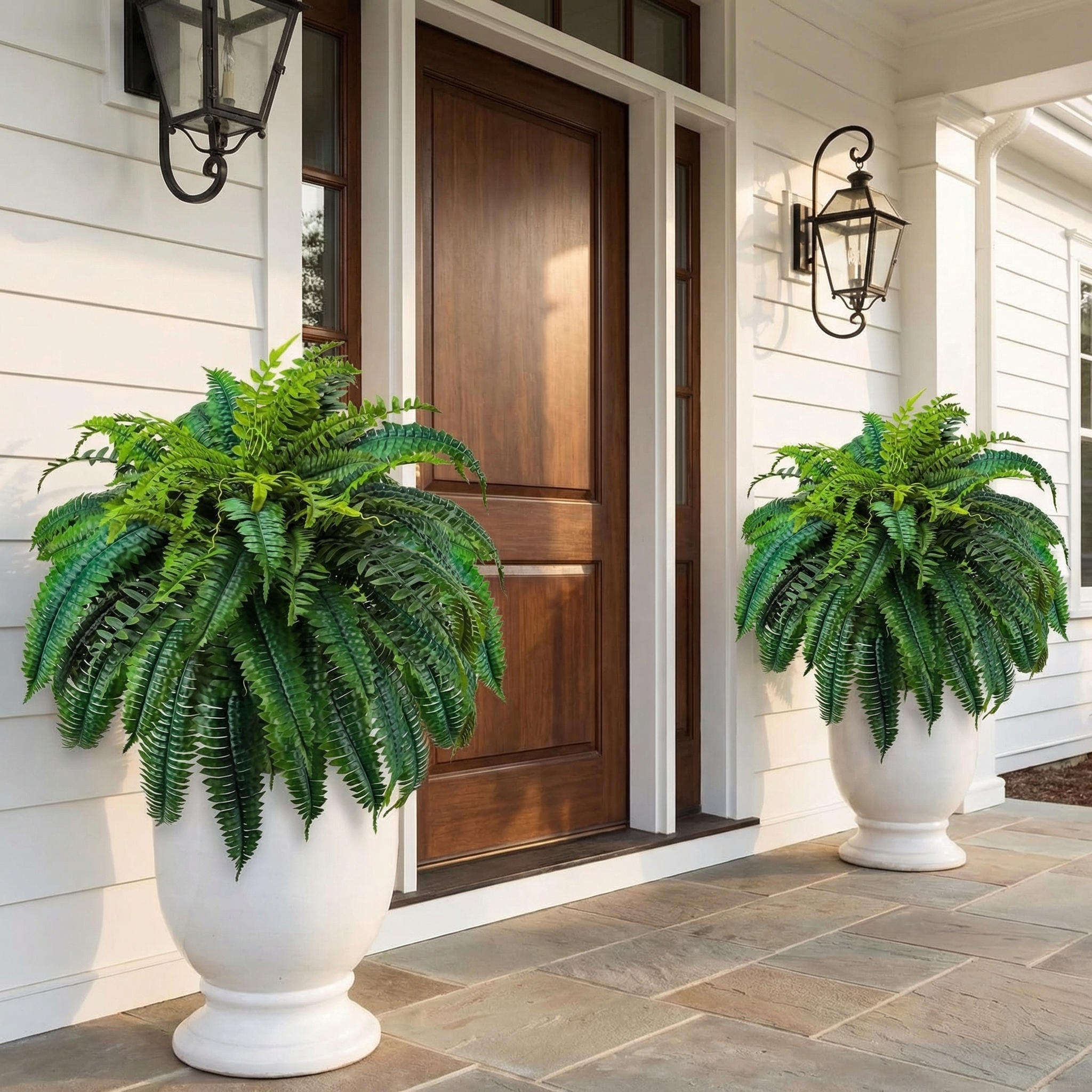 Large Artificial Boston Fern Plants 88 Branches