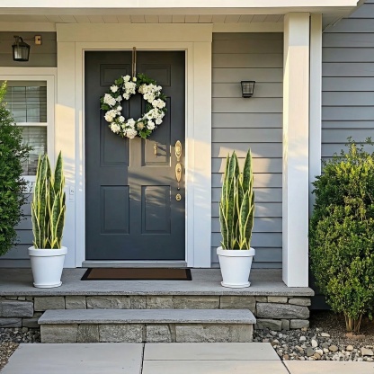 Extra Long Artificial UV tolerant Sansevieria Greenery