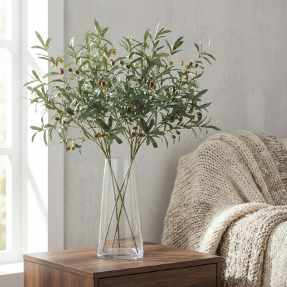 Large Tall Fake Olive Tree Branches