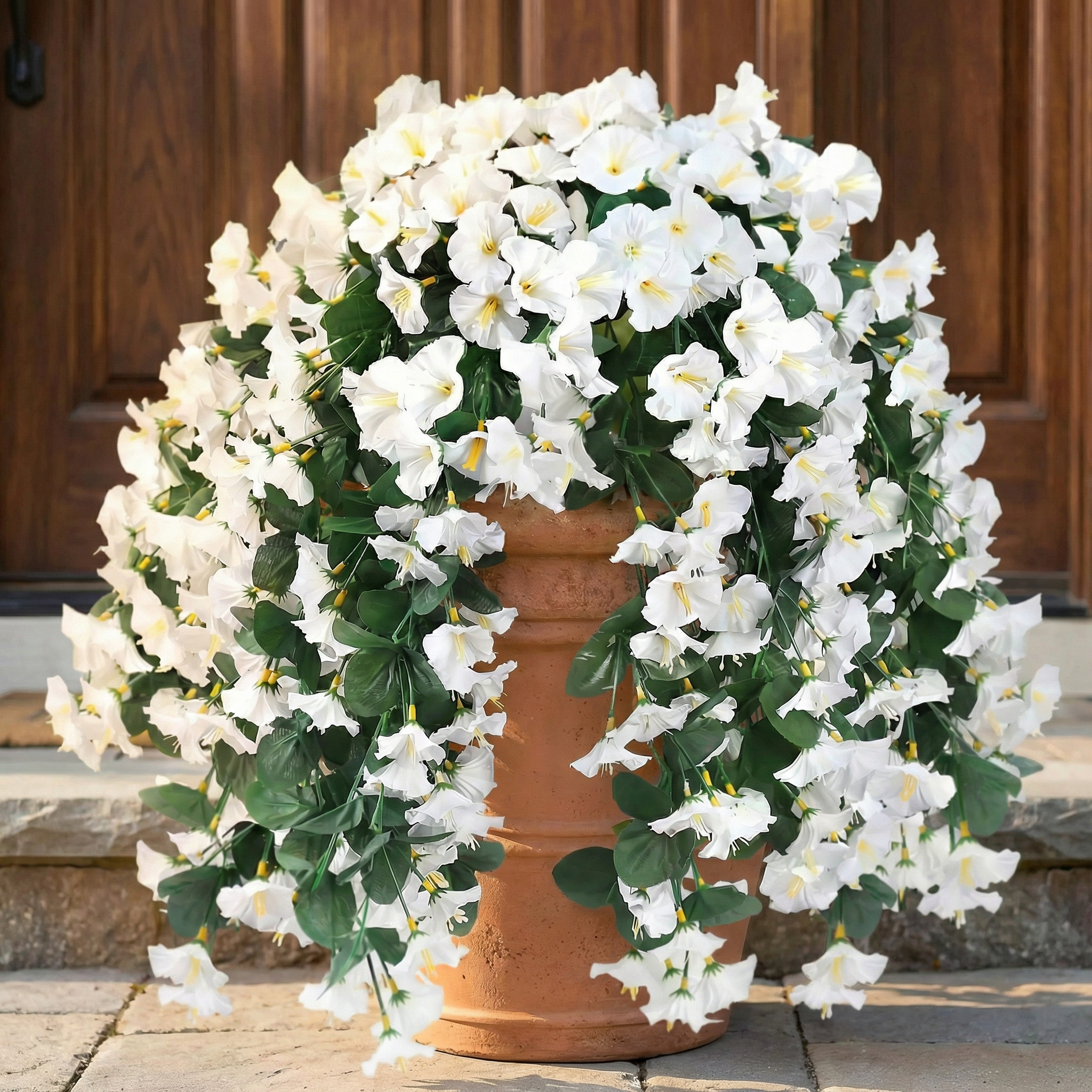Silk Morning Glory Hanging Flowers Plants