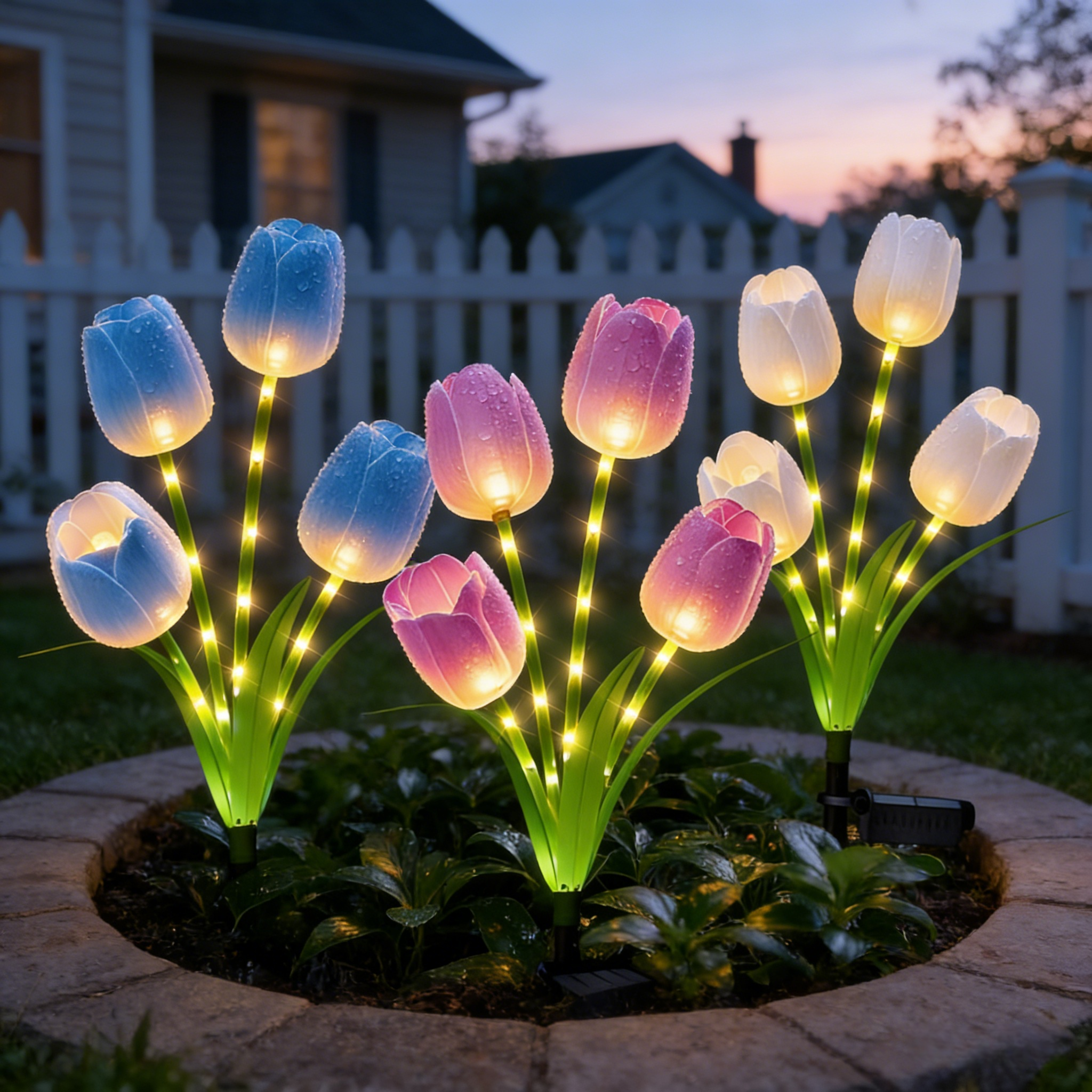 Solar Tulip Lights Waterproof
