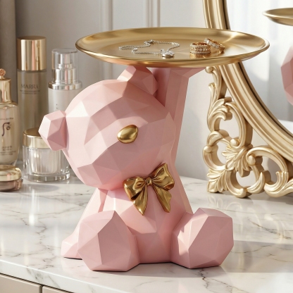 Charming Bear-Shaped Storage Tray
