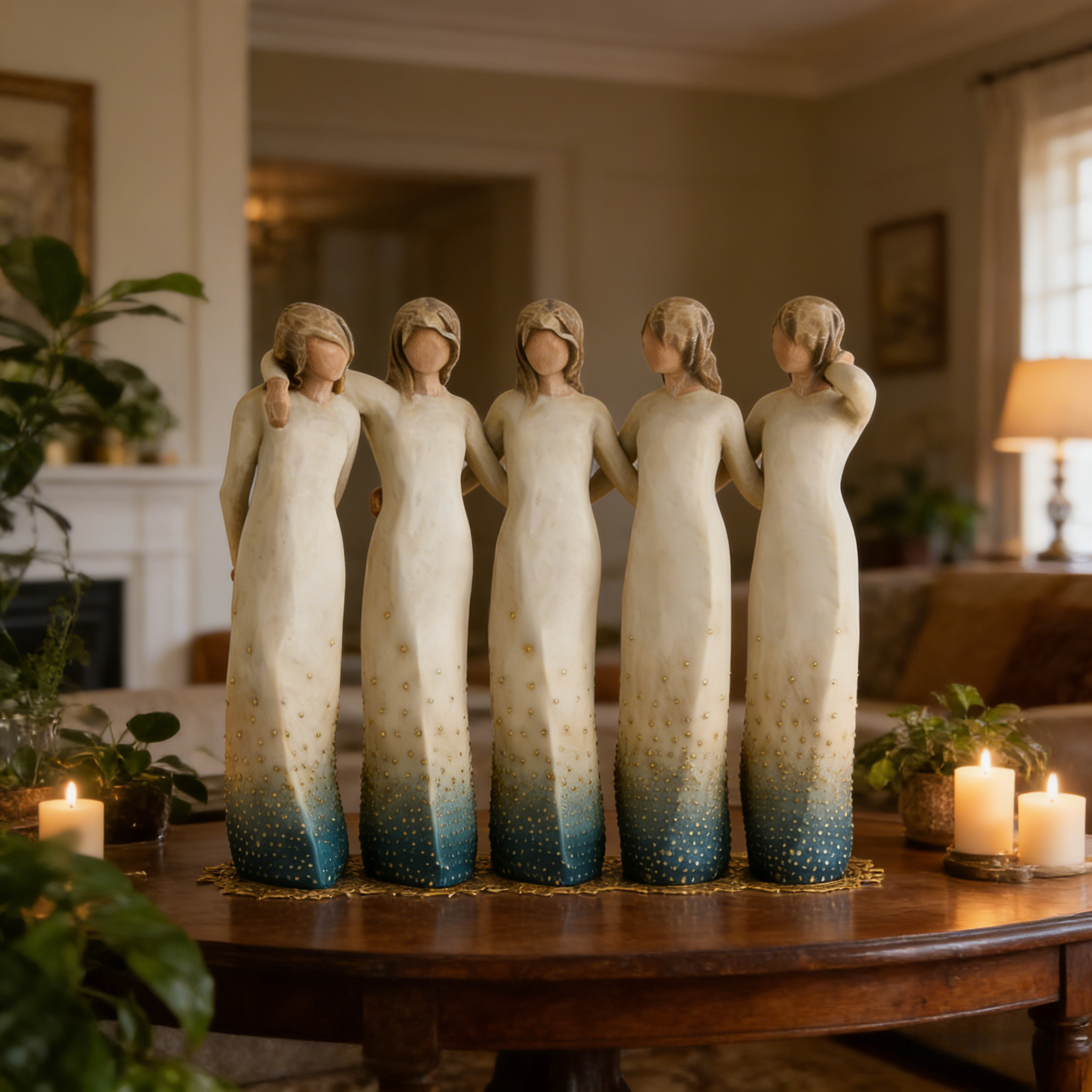 Sister Figurines Celebrates Supportive Friendships—Sculpted Hand-Painted Figure