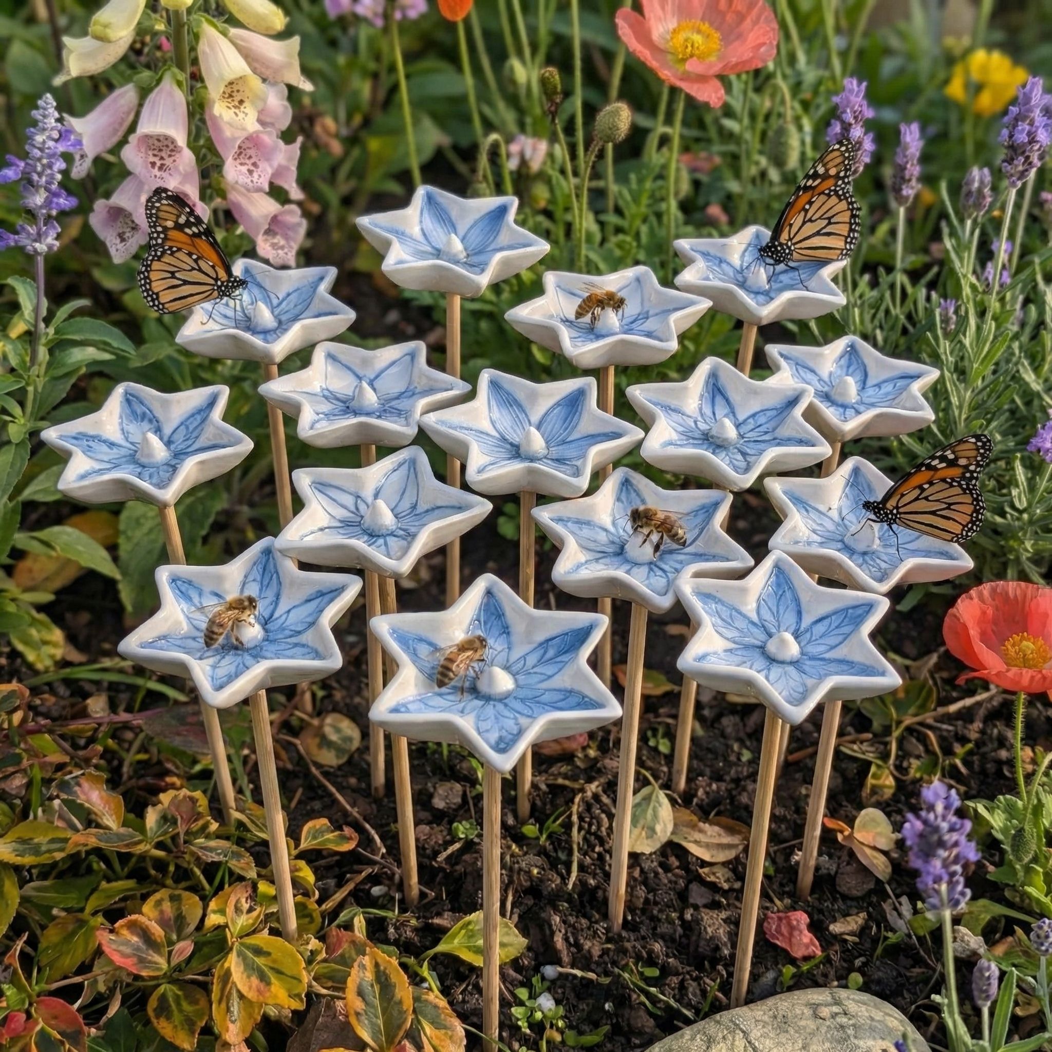 Bee watering stations