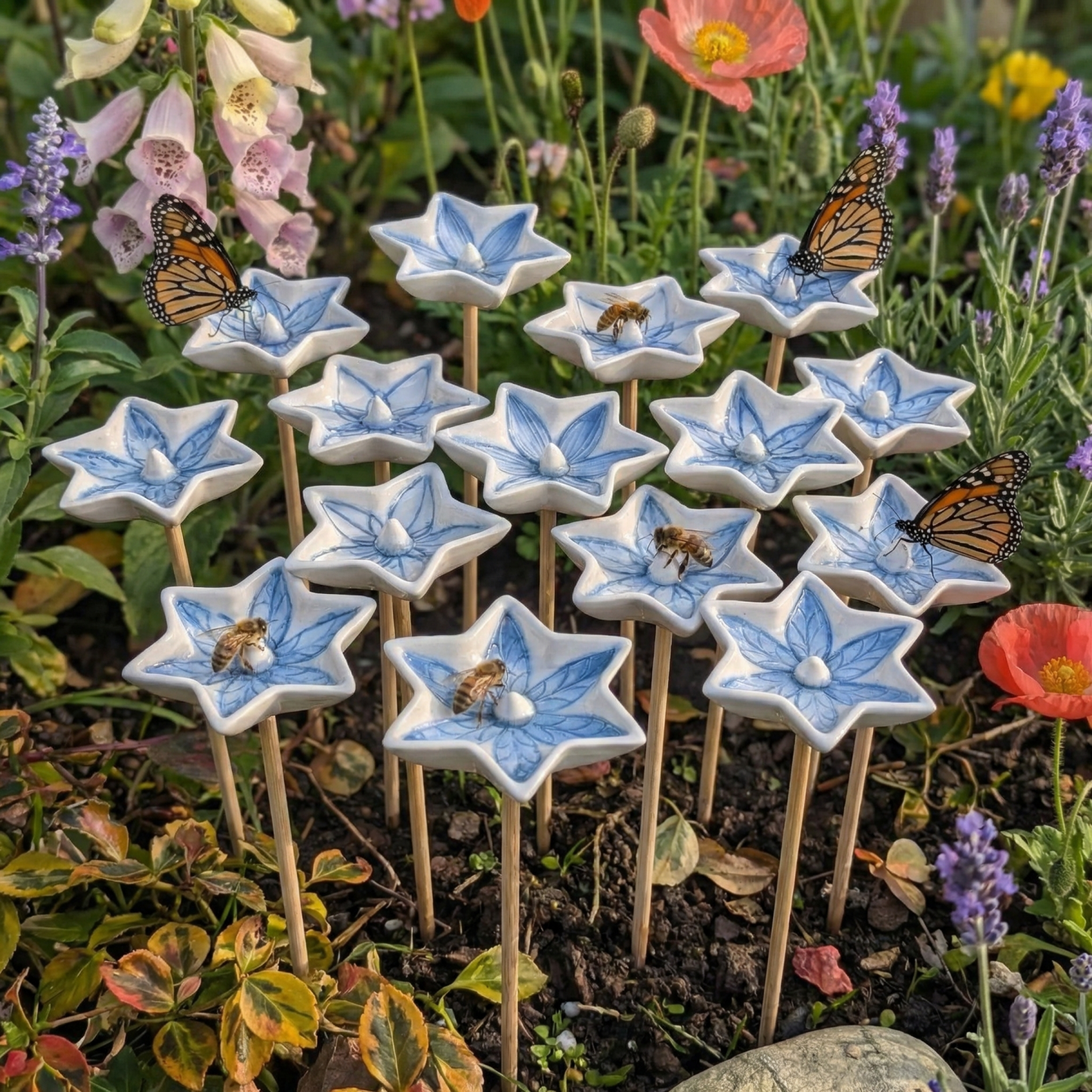 Bee watering stations