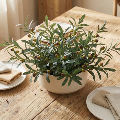 Large Tall Fake Olive Tree Branches