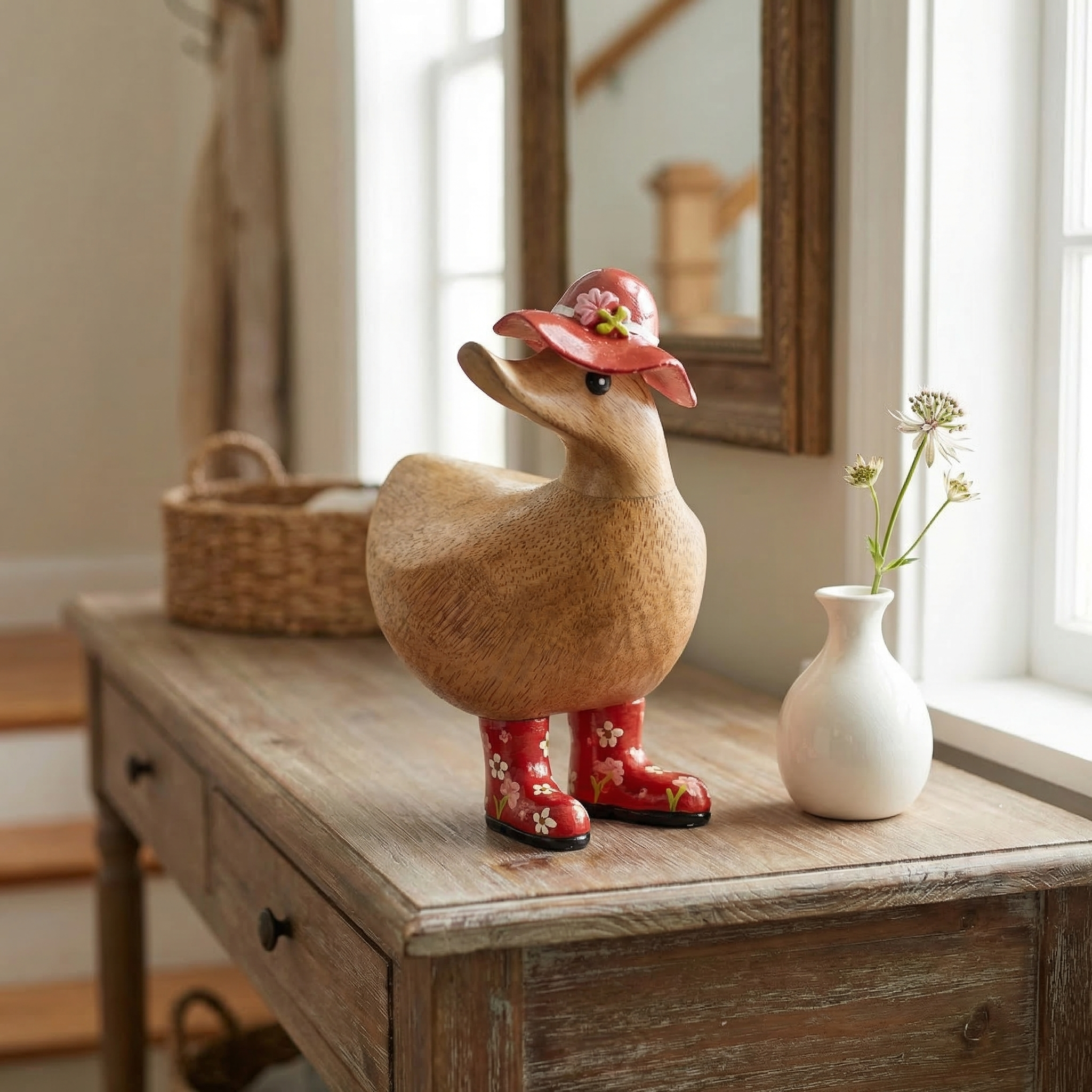 Floral Hat & Boots Ducky's