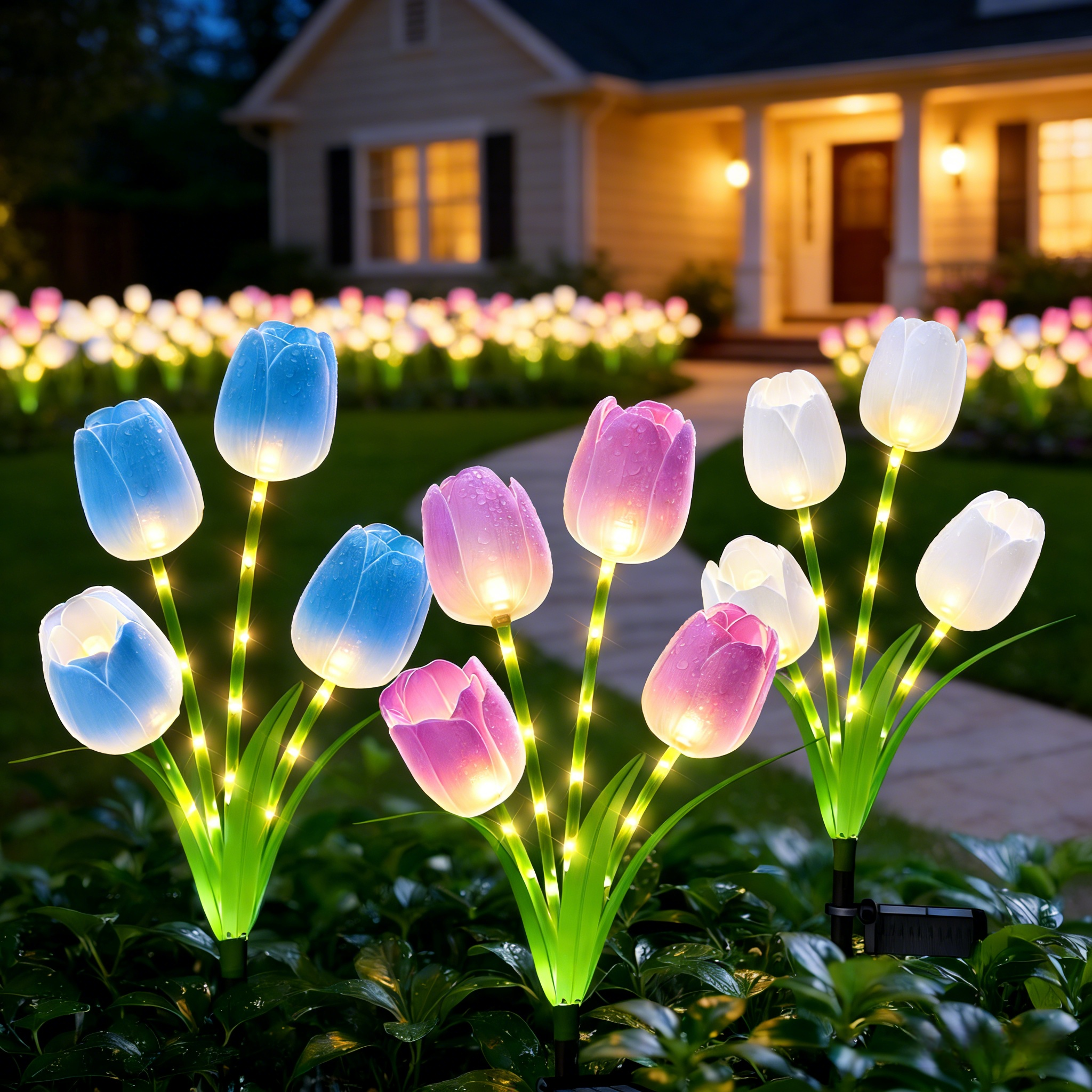 Solar Tulip Lights Waterproof