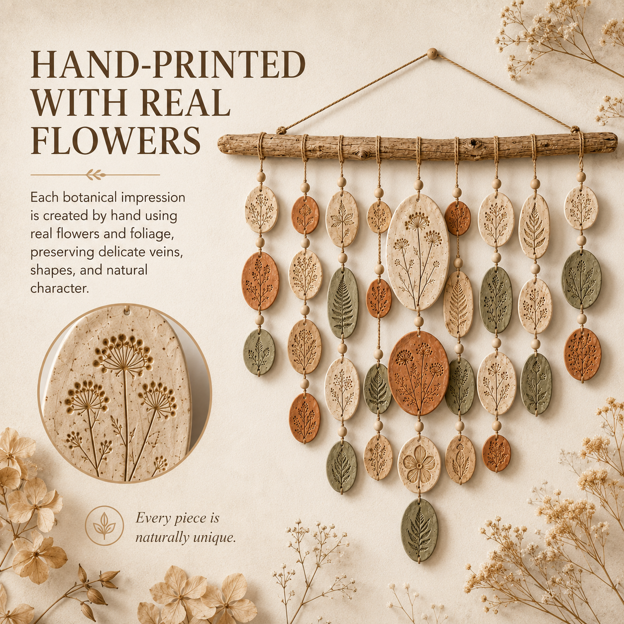 Earth & Bloom Botanical Wall Hanging