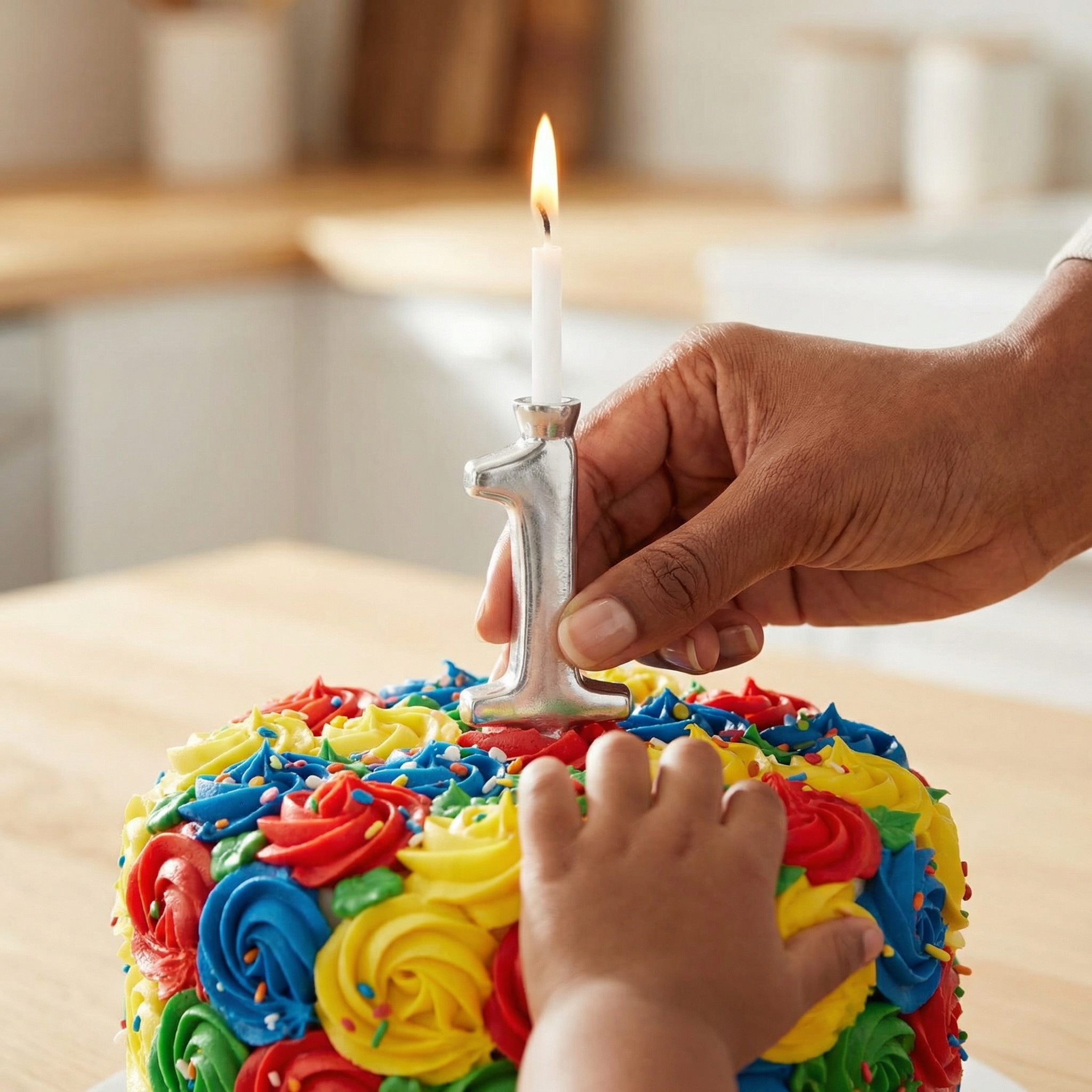 Reusable 0–9 Number Candle Holder Set