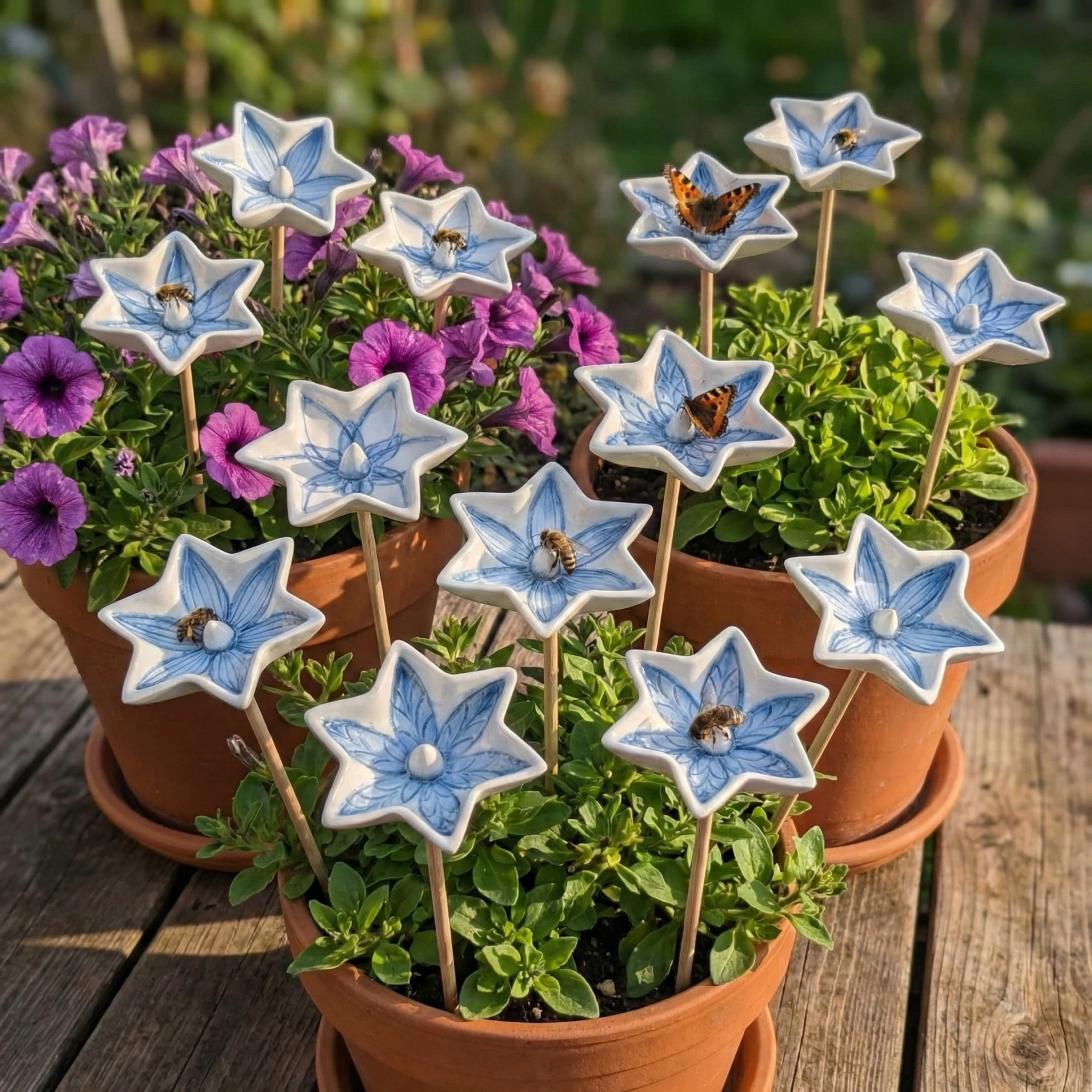 Bee watering stations