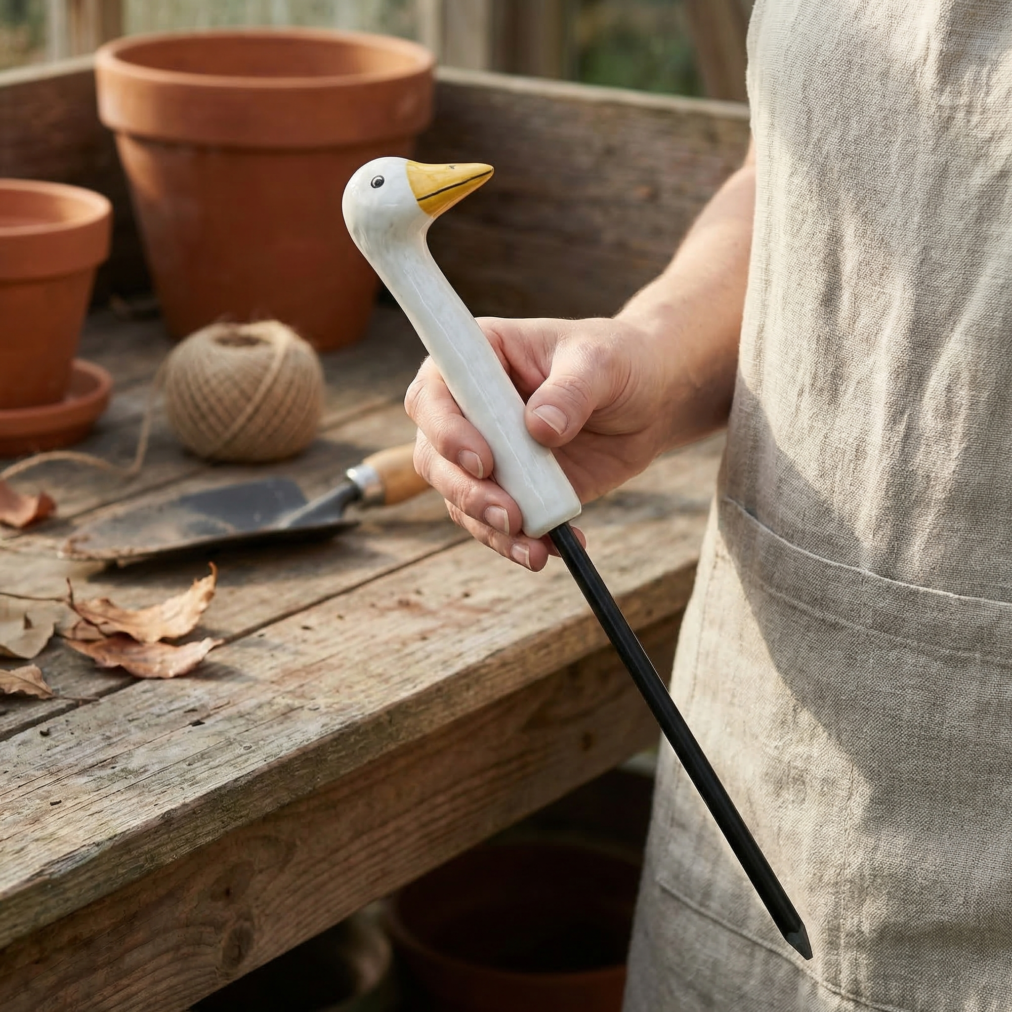 Garden Goose Plant Stakes (Set of 3)