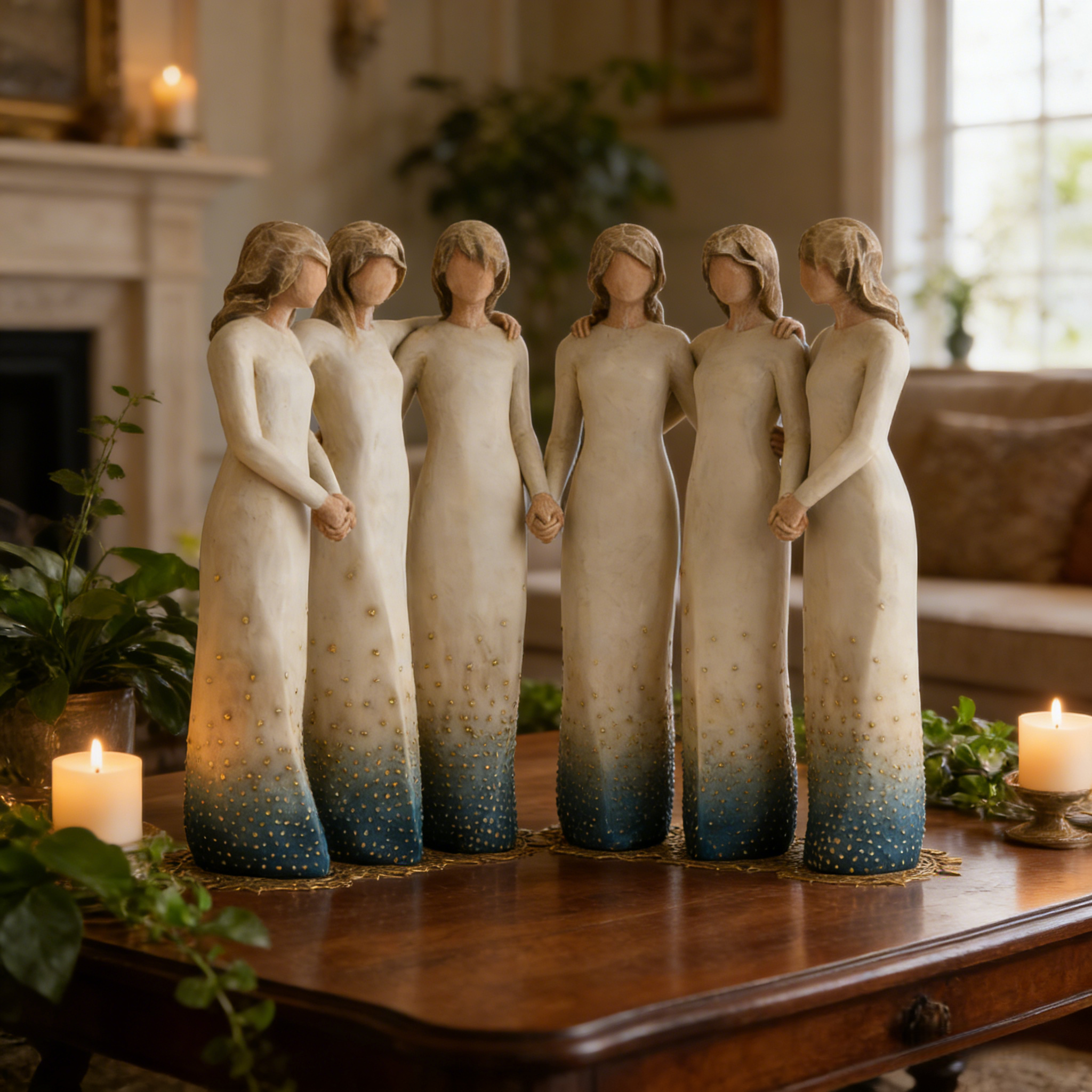 Sister Figurines Celebrates Supportive Friendships—Sculpted Hand-Painted Figure