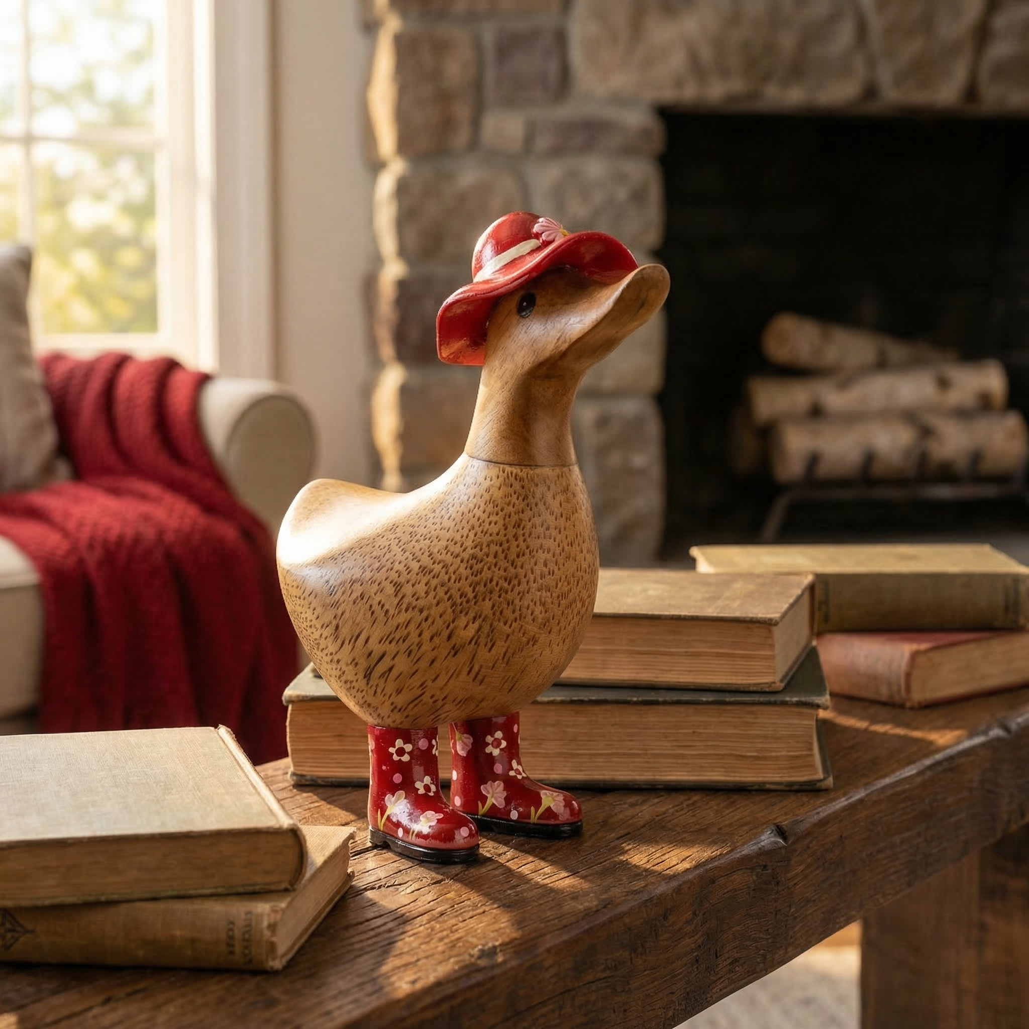 Floral Hat & Boots Ducky's