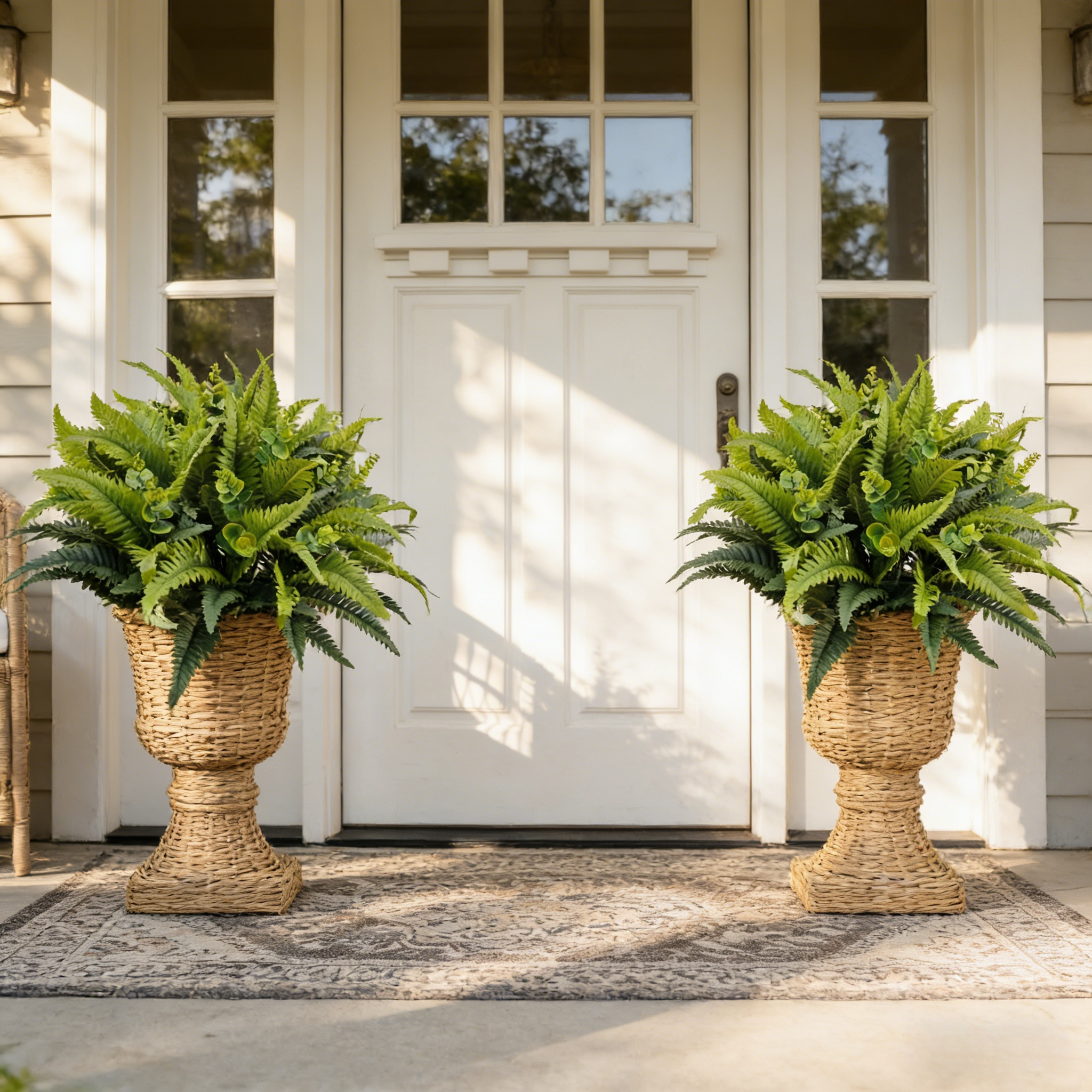 Fern and Eucalyptus Urn Planter Filler