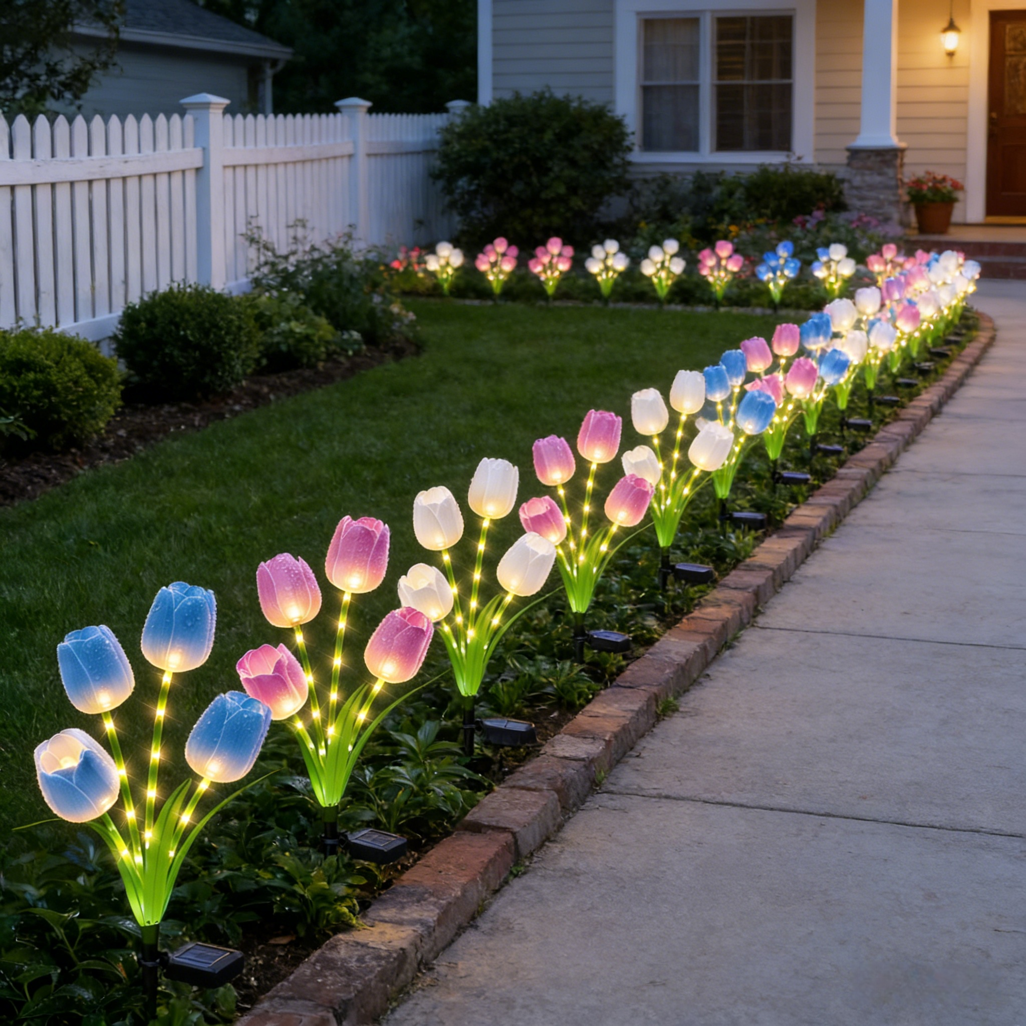 Solar Tulip Lights Waterproof