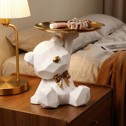 Charming Bear-Shaped Storage Tray