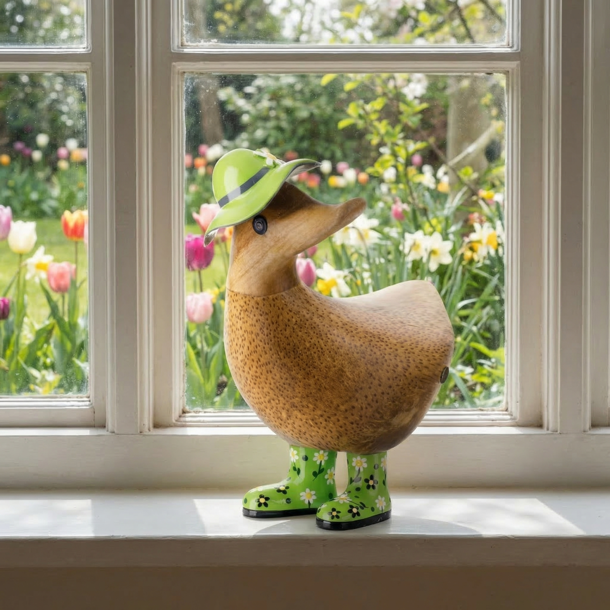 Floral Hat & Boots Ducky's