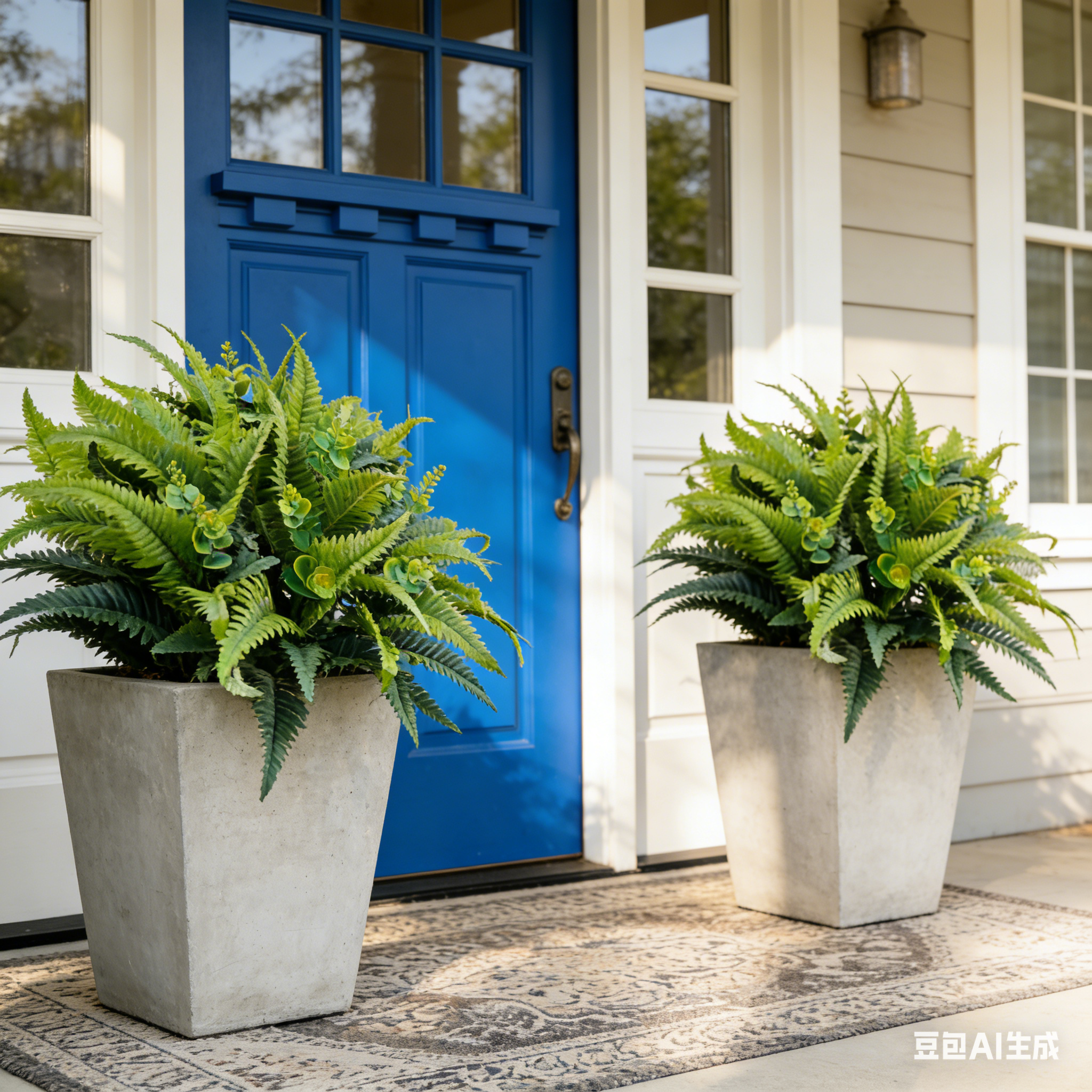 Fern and Eucalyptus Urn Planter Filler
